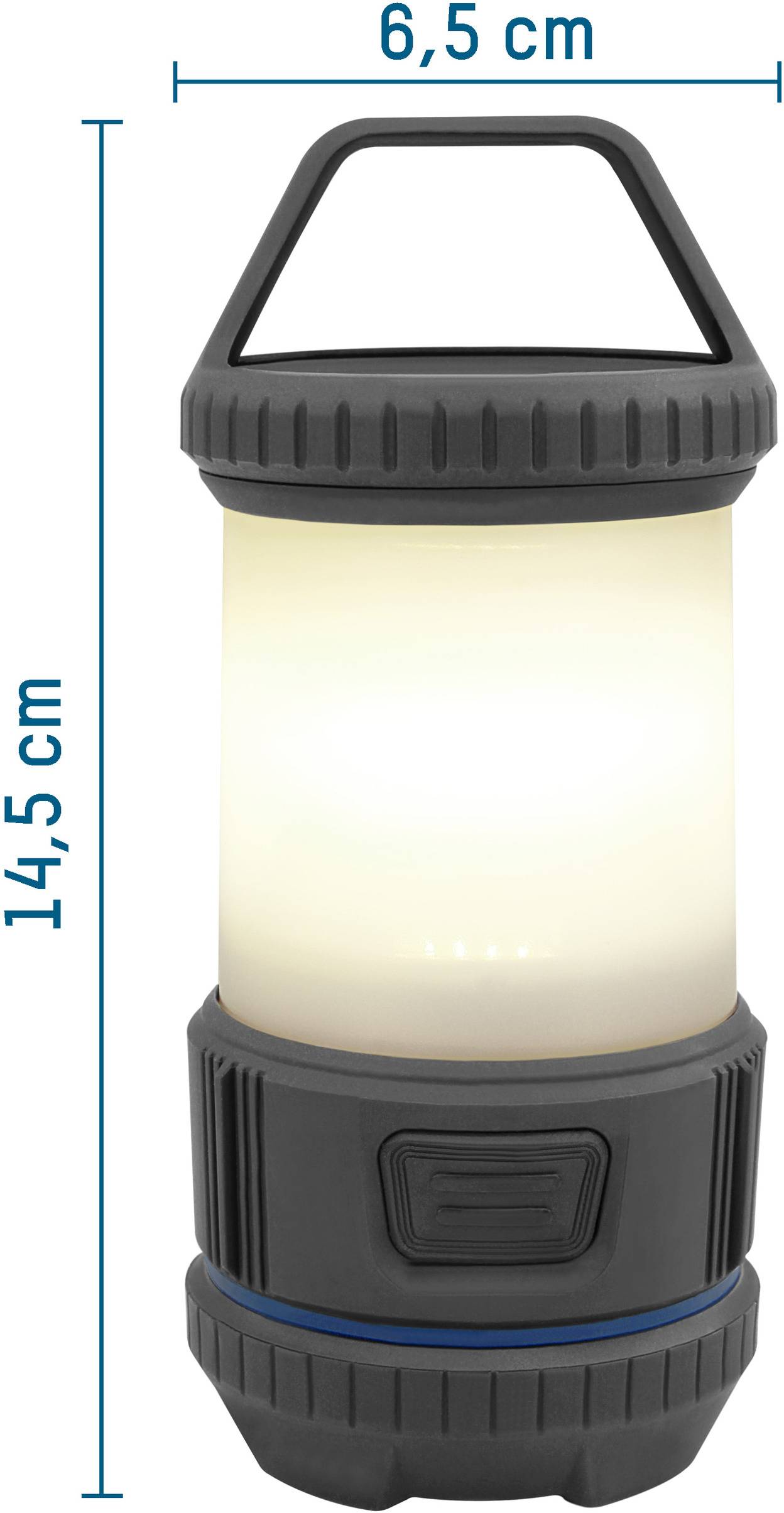 Ansmann 1600-0286 CL200B LED Camping-Laterne 175 lm batteriebetrieben Schwarz