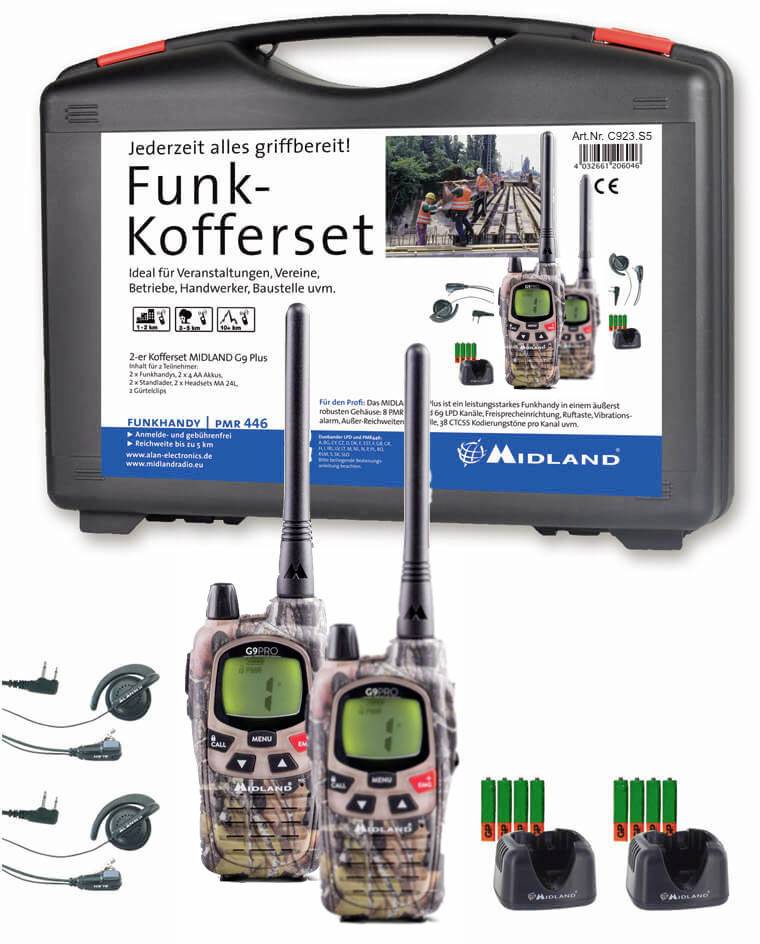 Midland G9 Pro C923.S5 PMR-Funkgerät