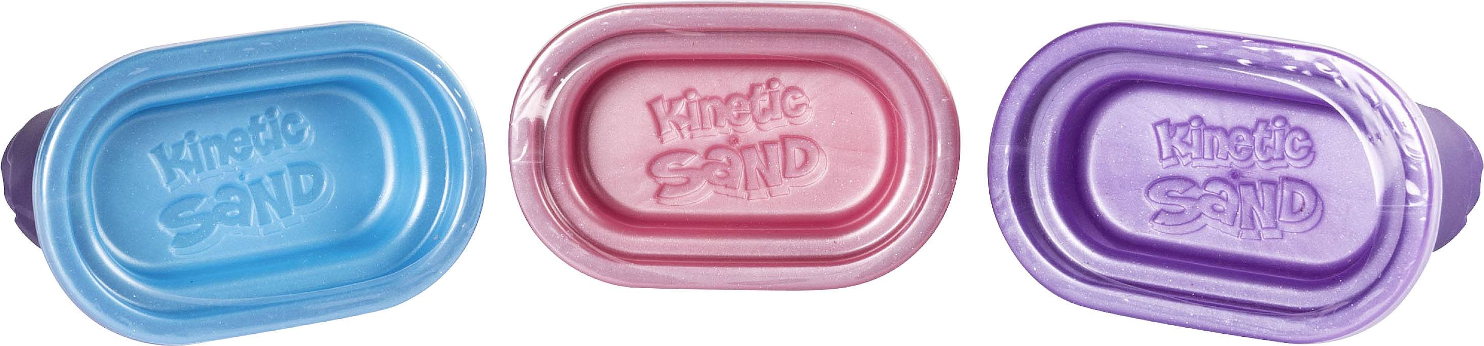 Spin Master Kinetic Sand Schimmer Sand 3er Pack 340 g