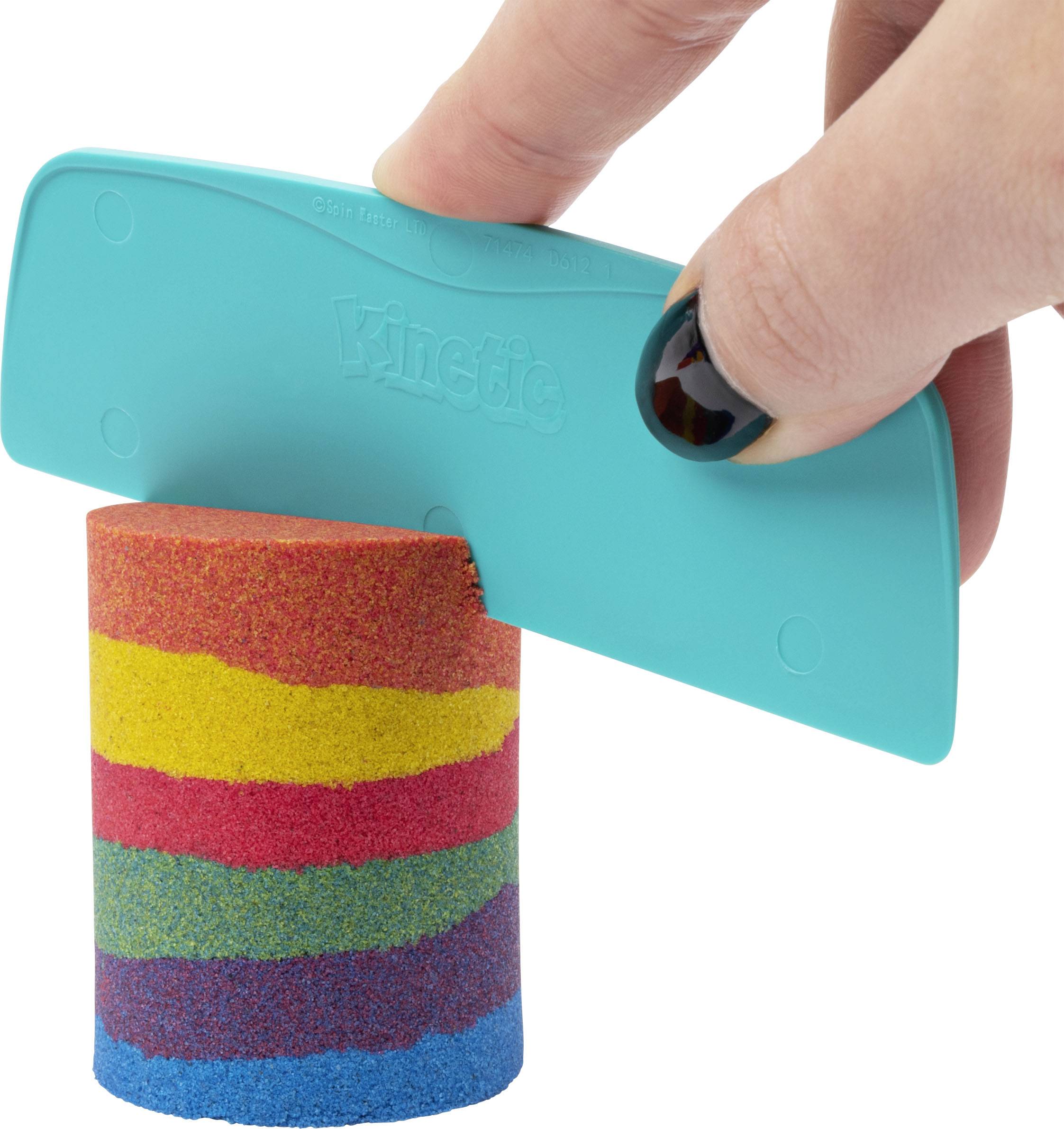 Spin Master Kinetic Sand Regenbogen Mix Set mit 383 g Kinetic Sand
