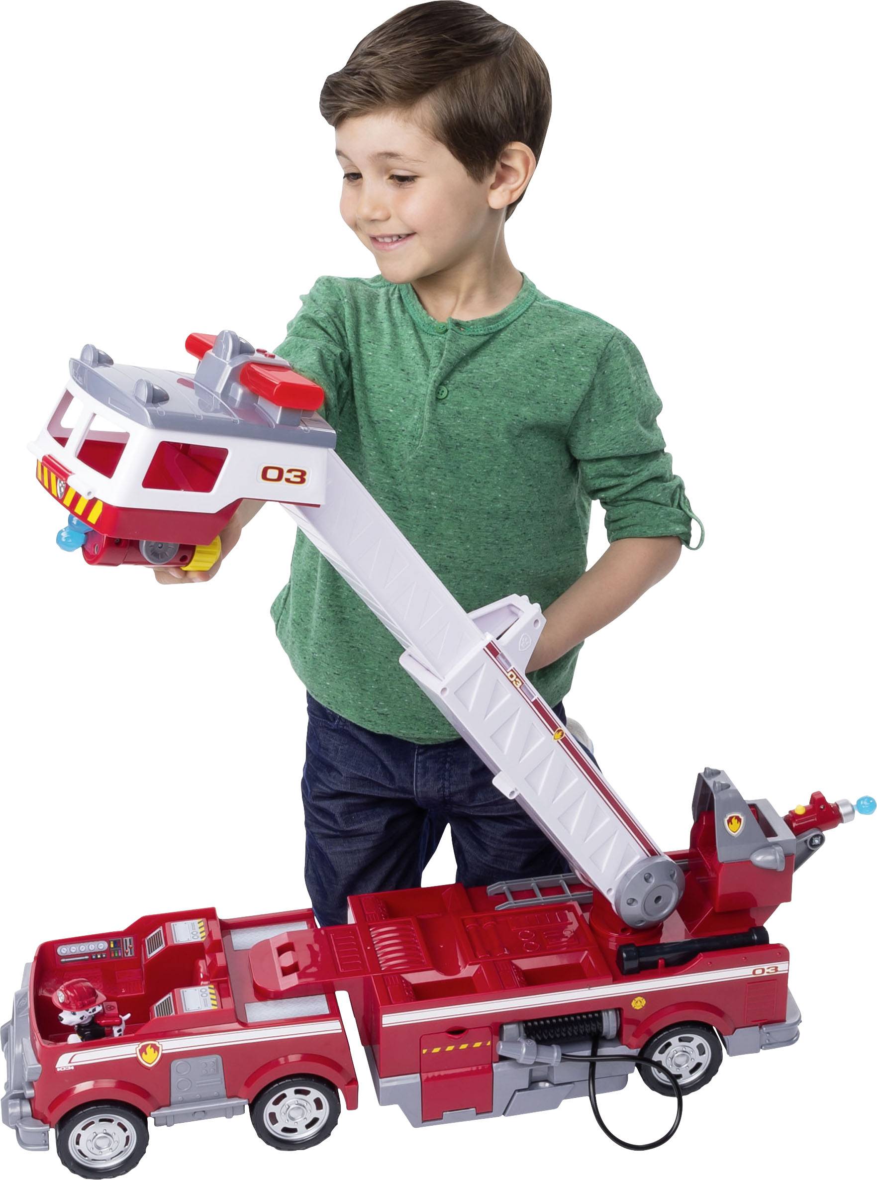 PAW Patrol Ultimate Rescue Feuerwehrauto mit Marshall - Figur
