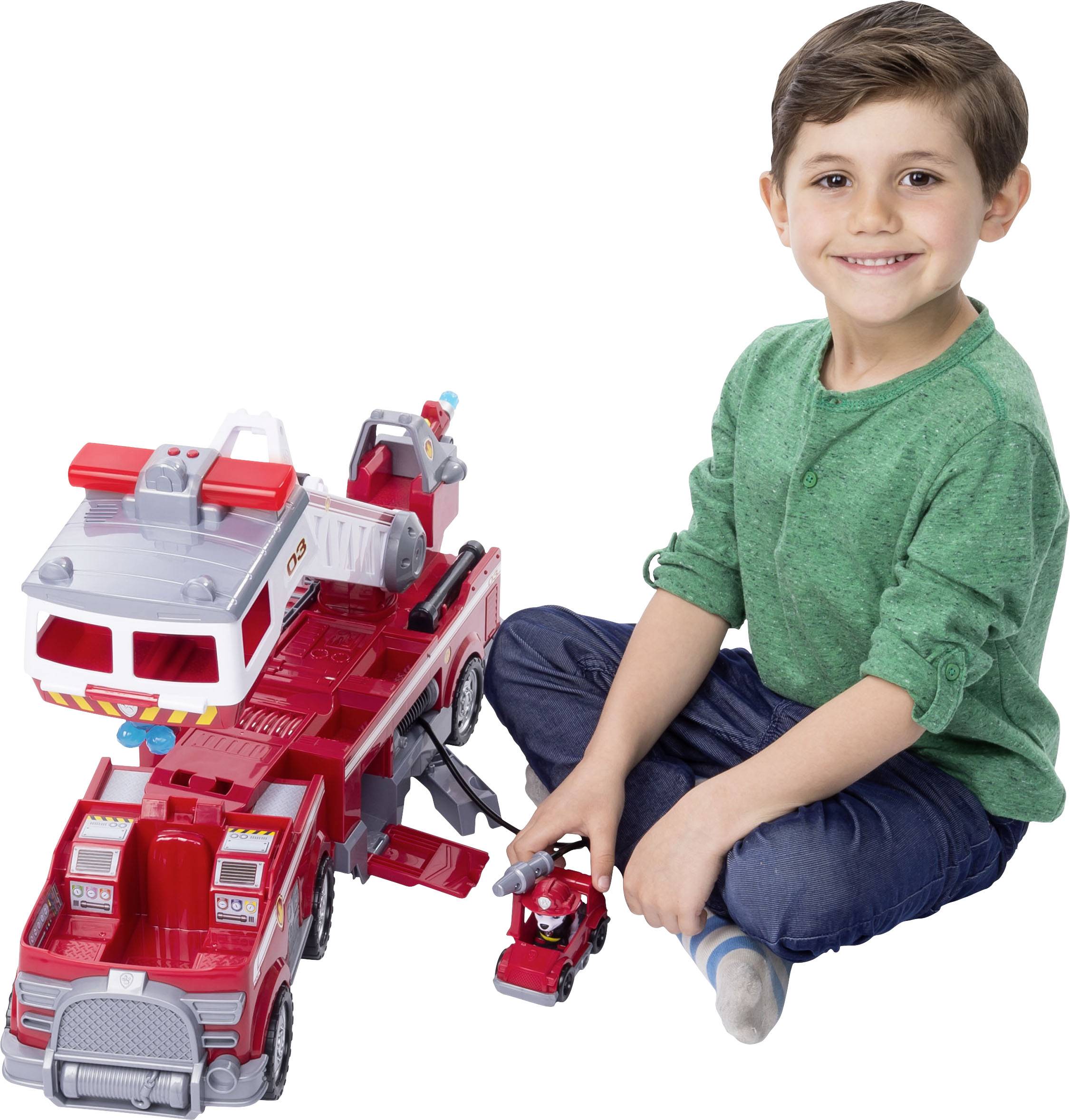 PAW Patrol Ultimate Rescue Feuerwehrauto mit Marshall - Figur