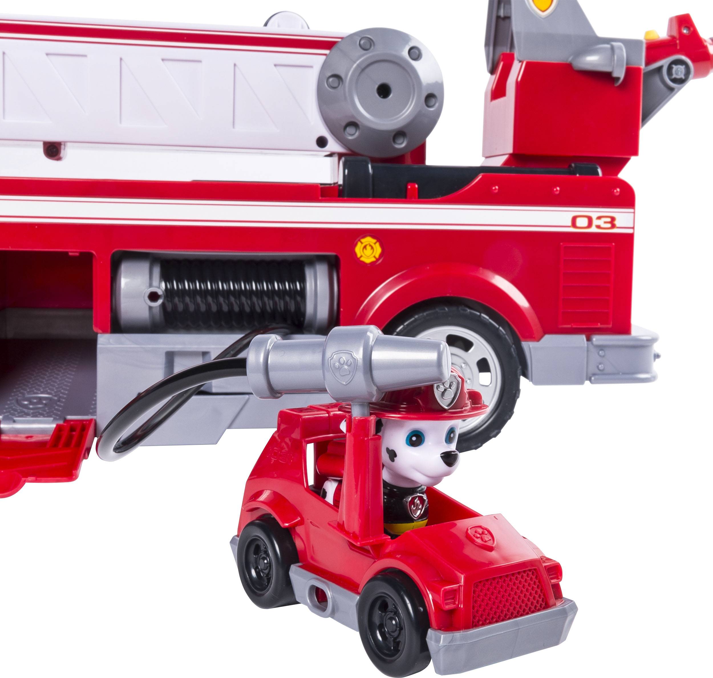 PAW Patrol Ultimate Rescue Feuerwehrauto mit Marshall - Figur