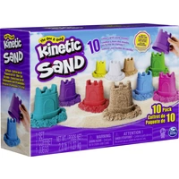Spin Master Kinetic Sand Burgenförmchen mit Sand 10er - Set Spin Master Kinetic Sand Burgenförmchen mit Sand 10er - Set