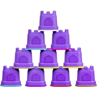 Spin Master Kinetic Sand Burgenförmchen mit Sand 10er - Set Spin Master Kinetic Sand Burgenförmchen mit Sand 10er - Set