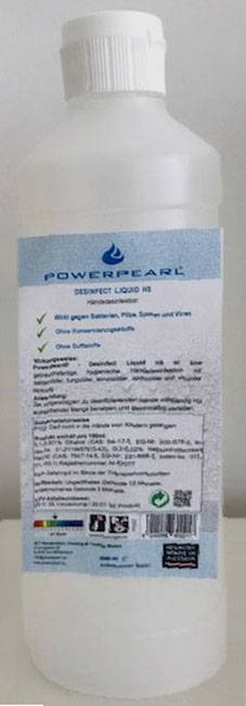 Powerpearl Desinfect Liquid HS 60221 Desinfektionsmittel bakterizid, fungizid, sporozid, viruzid, levurozid 500ml