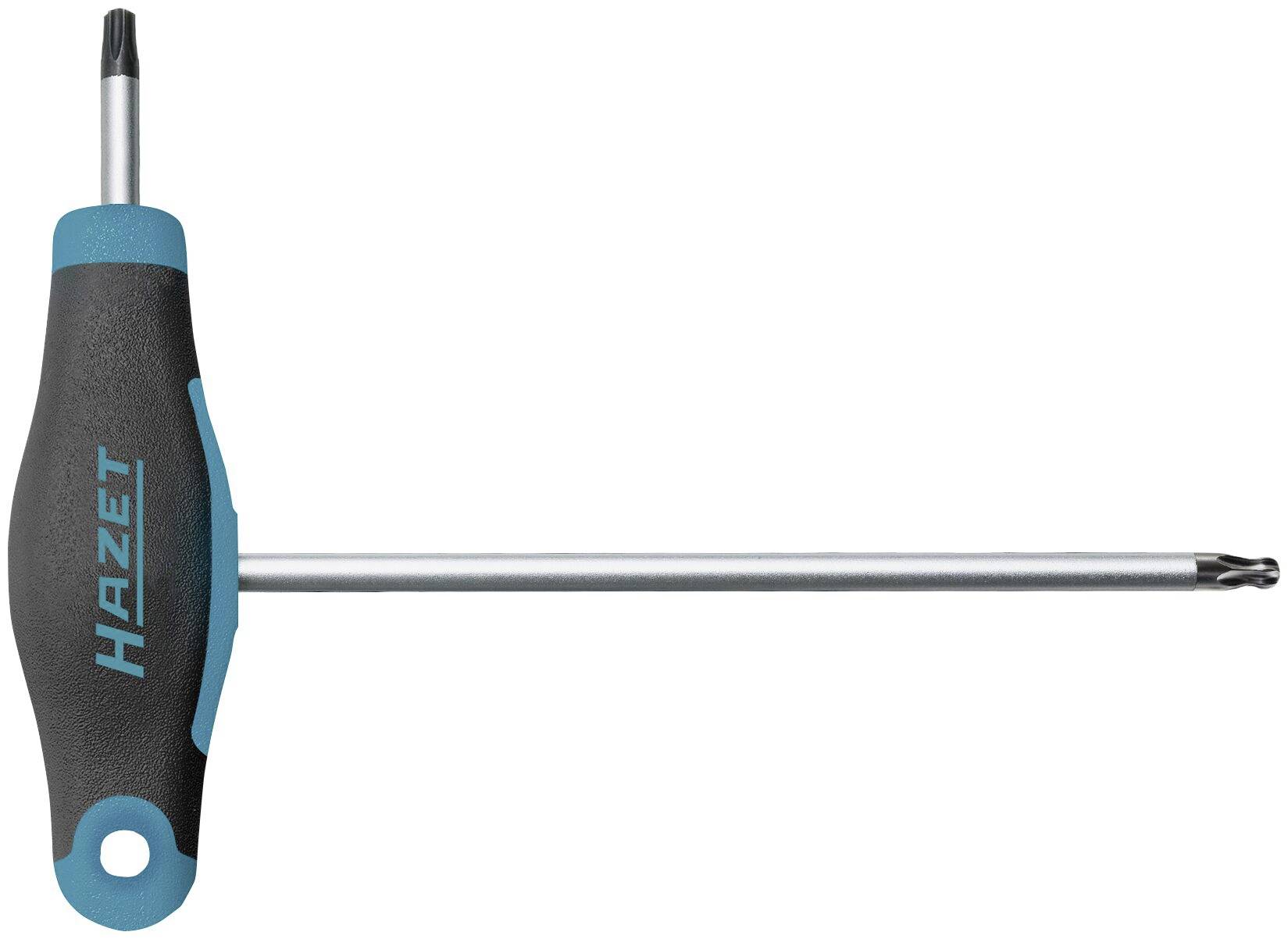 T-Griff-Schraubendreher mit Torx-Kopf, Marke Hazet. Ideal zum Anziehen und Lösen von Schrauben. Robustes Design für optimale Handhabung.