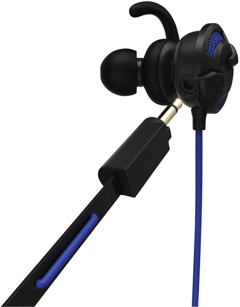 Urage ChatZ In Ear Headset kabelgebunden Stereo Blau, Schwarz Lautstärkeregelung Gaming