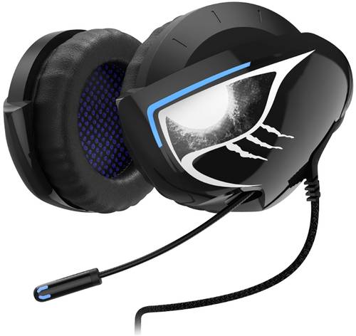 Urage SoundZ 500 Neckband Gaming Over Ear Headset kabelgebunden 7.1 Surround Schwarz Lautstärkerege  - Onlineshop Voelkner