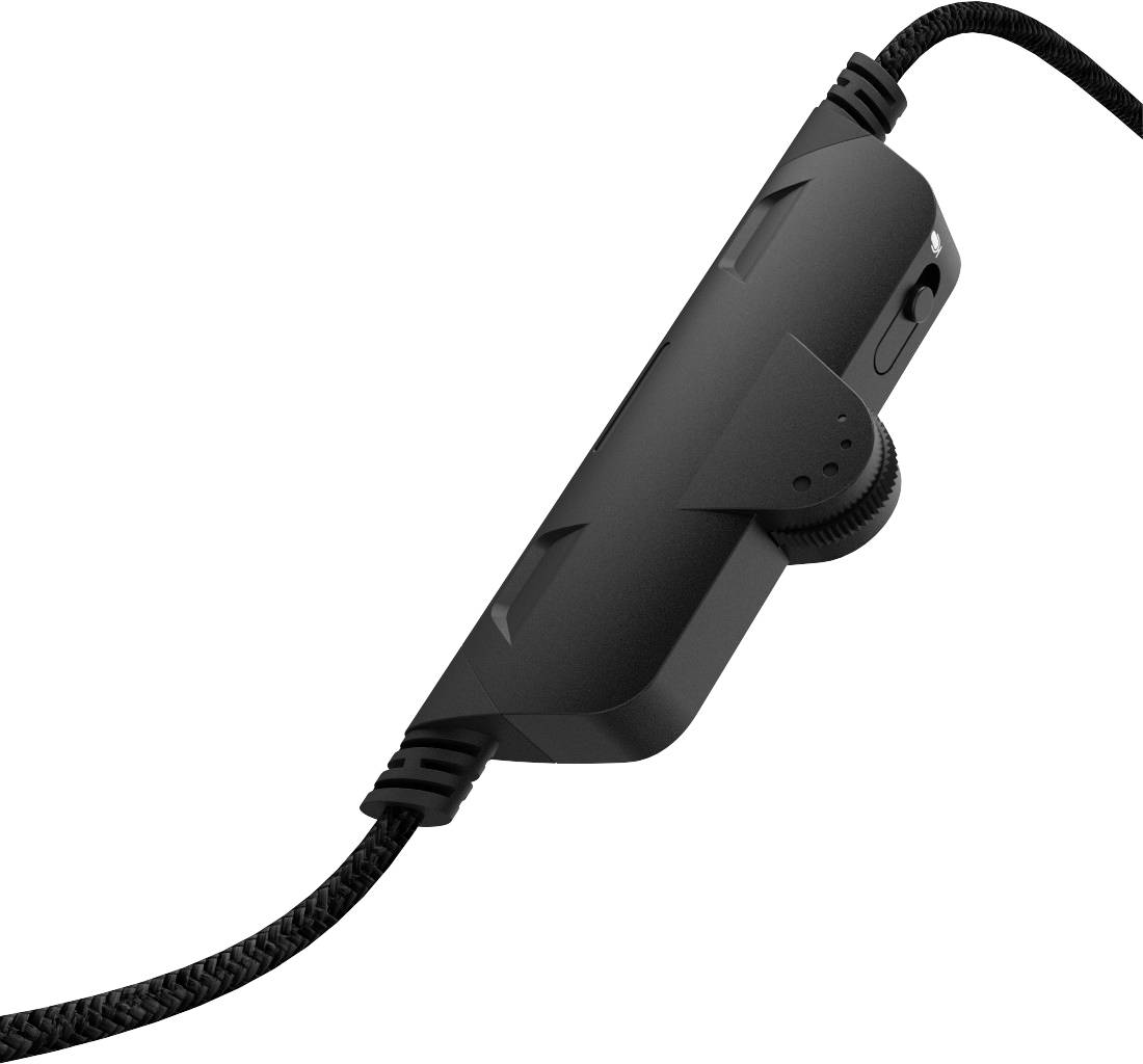 Urage SoundZ 500 Neckband Over Ear Headset kabelgebunden 7.1 Surround Schwarz Lautstärkeregelung, Mikrofon-Stummschaltung Gaming