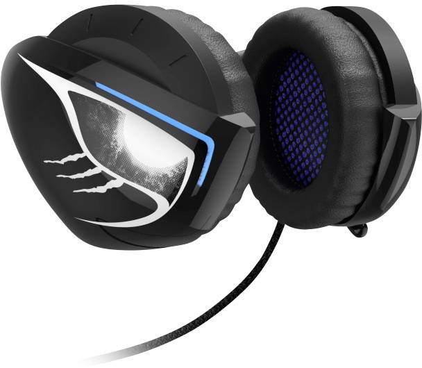 Urage SoundZ 500 Neckband Over Ear Headset kabelgebunden 7.1 Surround Schwarz Lautstärkeregelung, Mikrofon-Stummschaltung Gaming