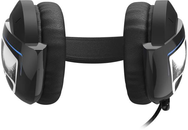 Urage SoundZ 500 Neckband Over Ear Headset kabelgebunden 7.1 Surround Schwarz Lautstärkeregelung, Mikrofon-Stummschaltung Gaming