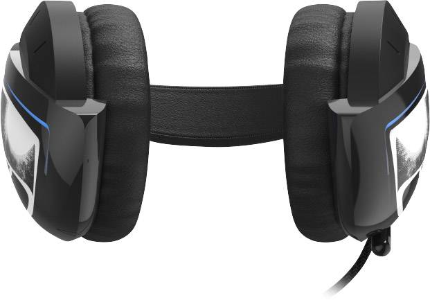 Urage SoundZ 500 Neckband Over Ear Headset kabelgebunden 7.1 Surround Schwarz Lautstärkeregelung, Mikrofon-Stummschaltung Gaming