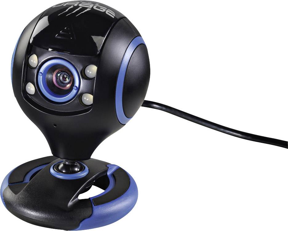Urage WebCam HD Essential HD-Webcam 1280 x 720 Pixel Klemm-Halterung, Standfuß