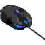 Urage Reaper Ess. Gaming-Maus USB Optisch Schwarz 6 Tasten 3200 dpi Ergonomisch, Beleuchtet