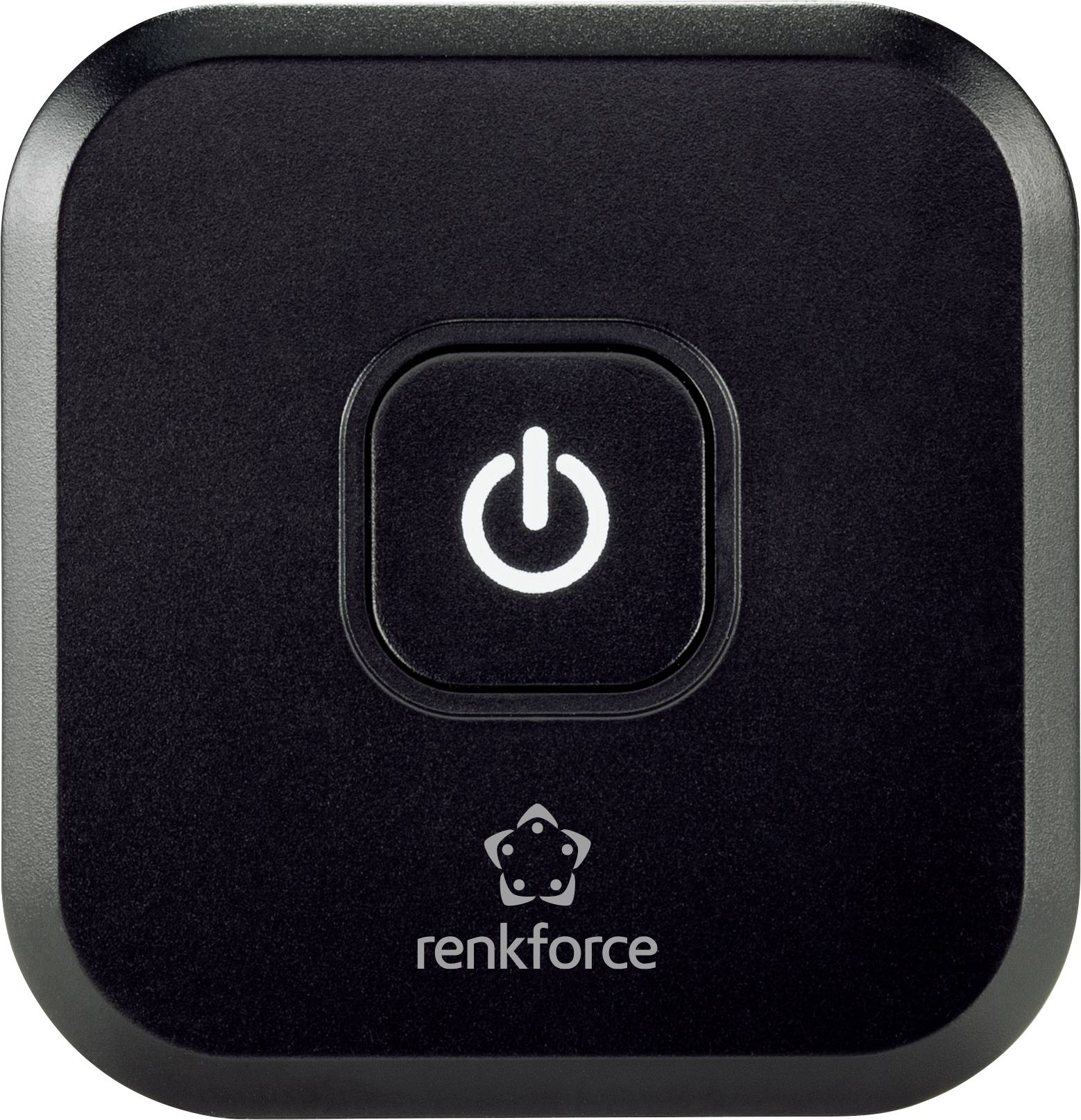Renkforce RF-BTT-350 Bluetooth® Musik-Sender Bluetooth Version: 4.2 10m integrierter Akku