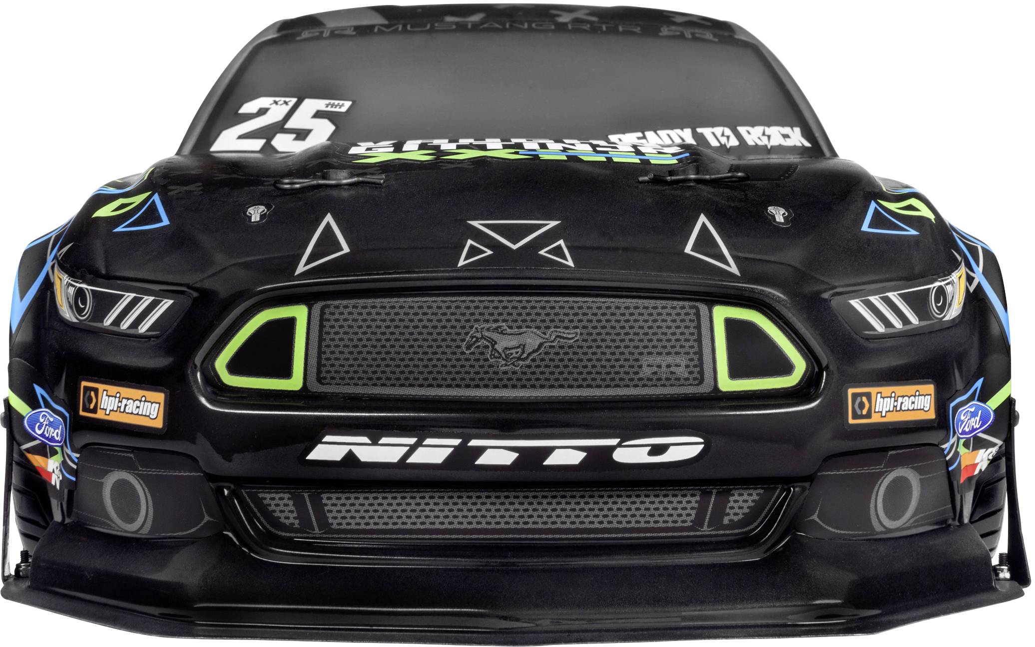 HPI Racing Vaughn Gittin Jr Drift Mustang Brushed 1:10 RC Modellauto Elektro Straßenmodell Allradantrieb (4WD) 100% RtR 2,4GHz