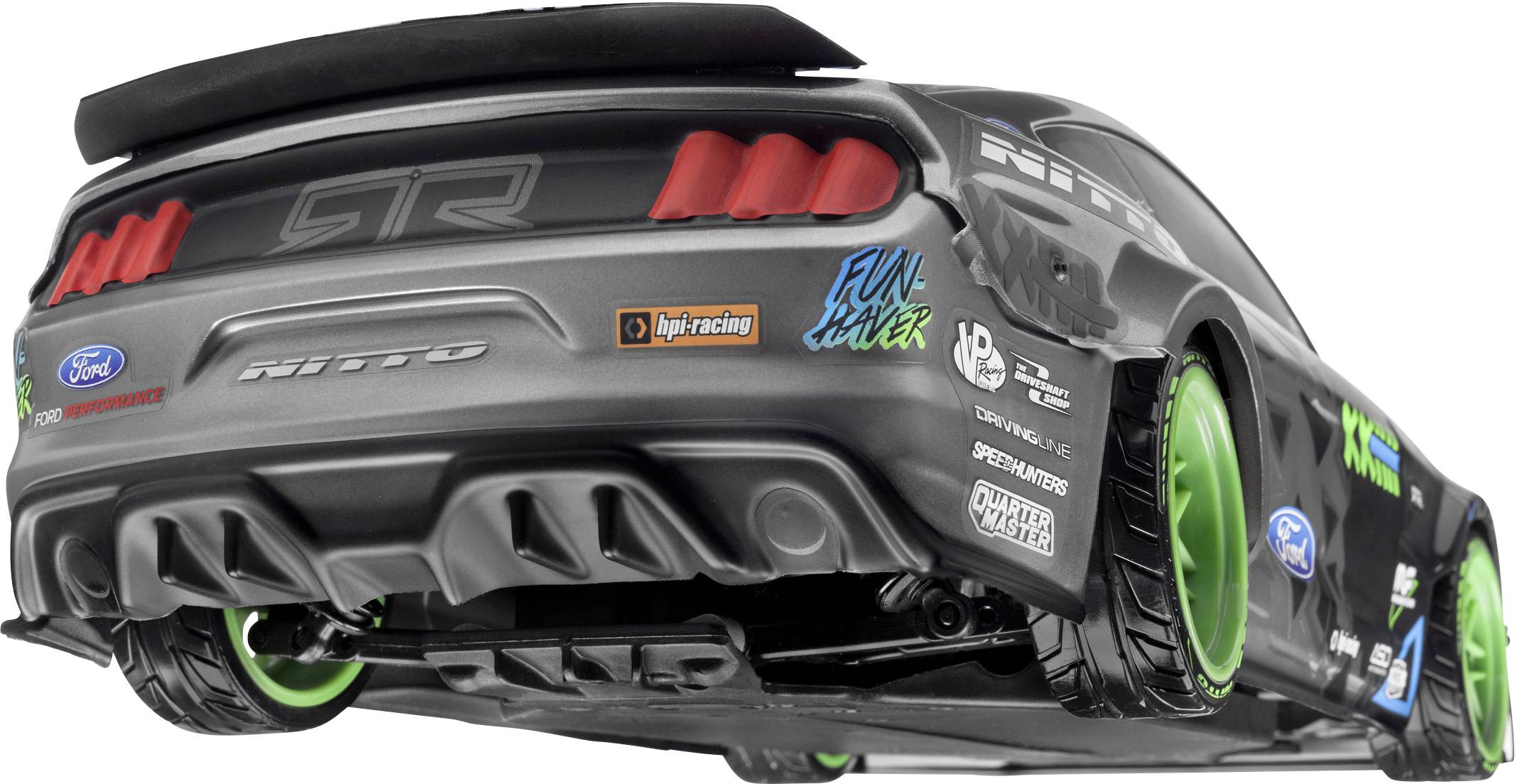 HPI Racing Vaughn Gittin Jr Drift Mustang Brushed 1:10 RC Modellauto Elektro Straßenmodell Allradantrieb (4WD) 100% RtR 2,4GHz