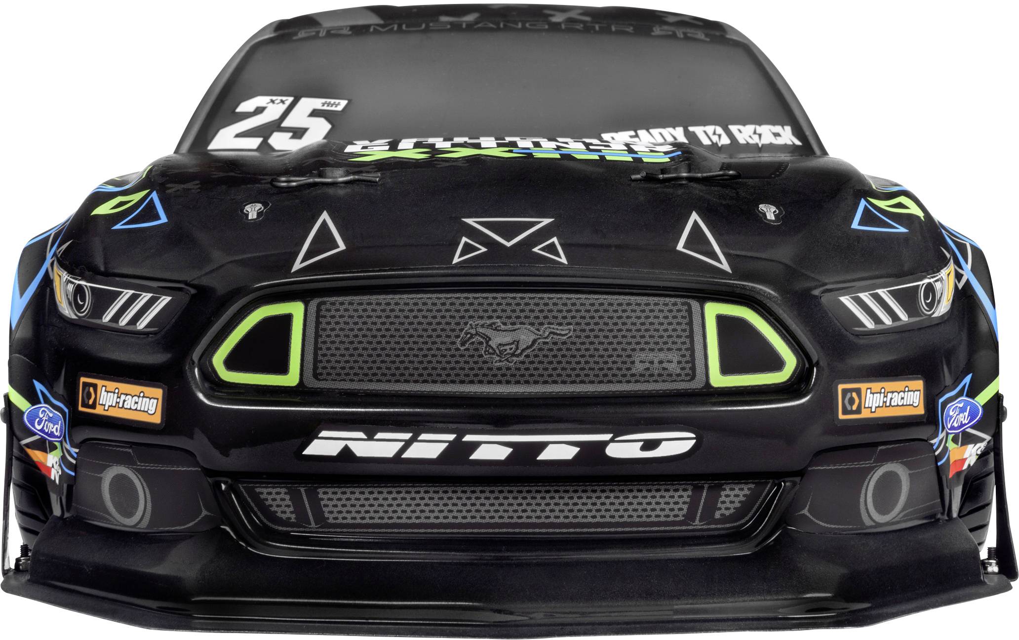 HPI Racing Vaughn Gittin Jr Drift Mustang Brushed 1:10 RC Modellauto Elektro Straßenmodell Allradantrieb (4WD) 100% RtR 2,4GHz