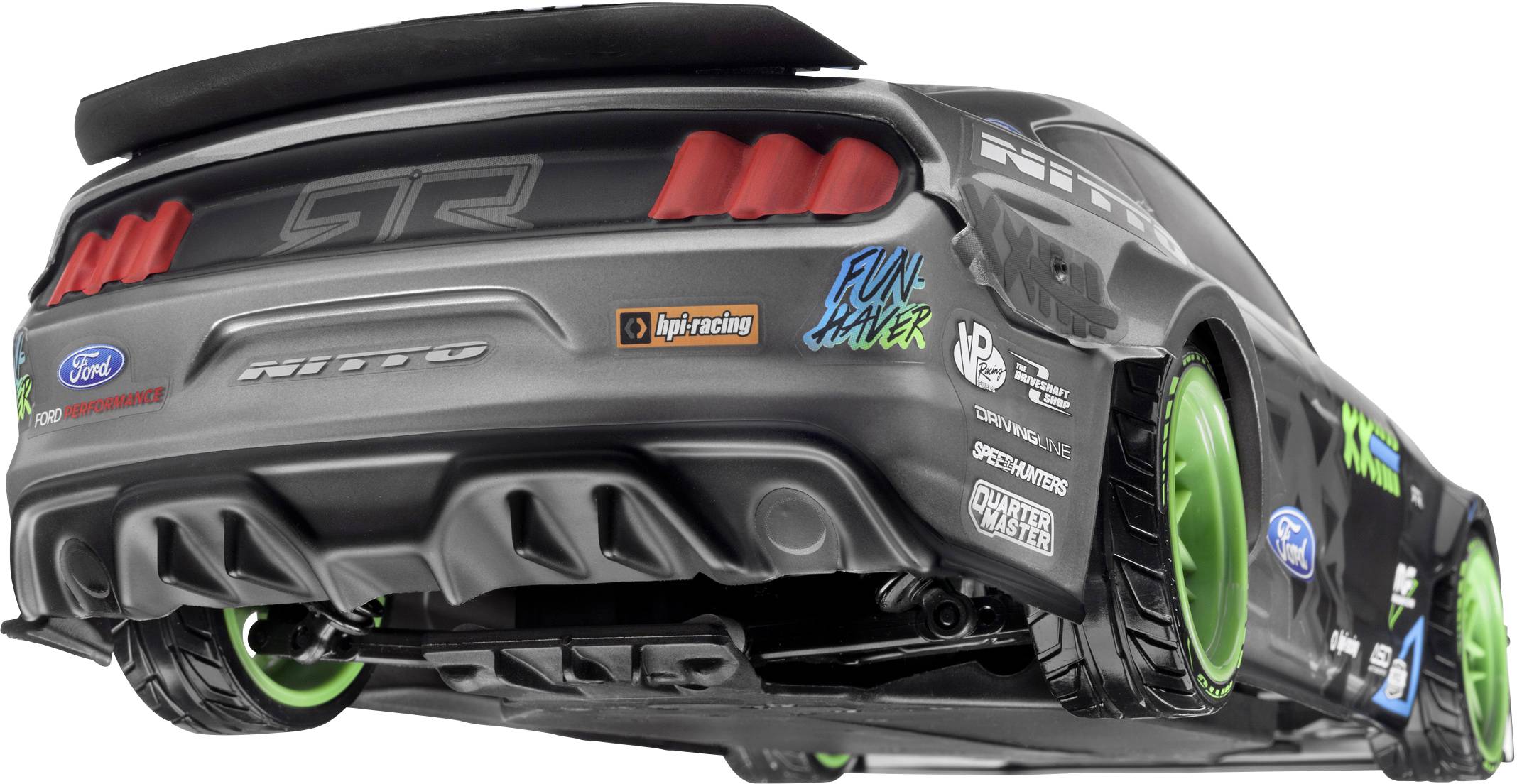 HPI Racing Vaughn Gittin Jr Drift Mustang Brushed 1:10 RC Modellauto Elektro Straßenmodell Allradantrieb (4WD) 100% RtR 2,4GHz
