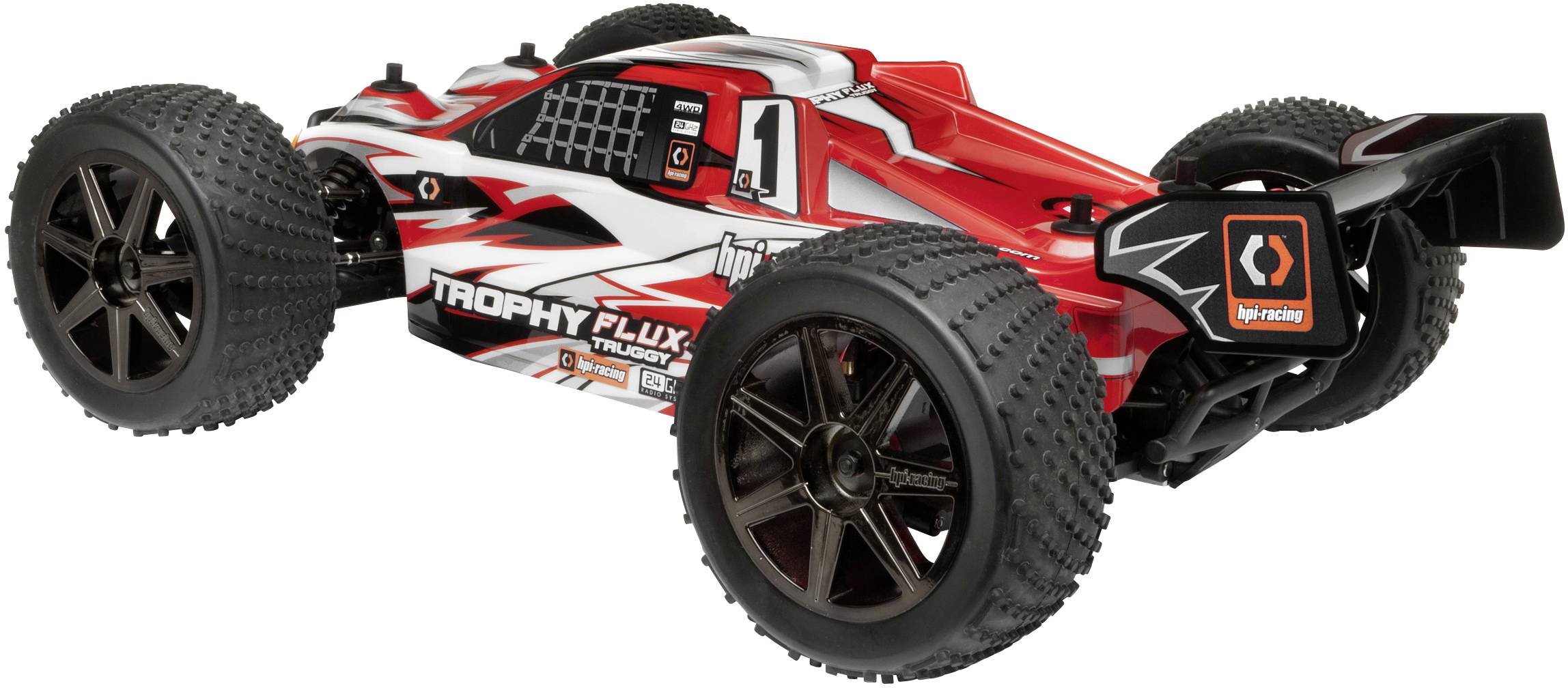 HPI Racing Trophy Flux Brushless 1:8 RC Modellauto Elektro Truggy Allradantrieb (4WD) RtR 2,4GHz