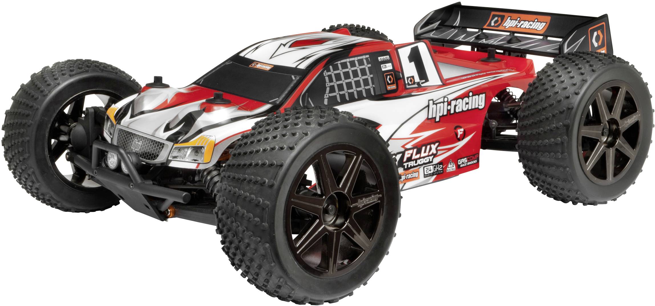 HPI Racing Trophy Flux Brushless 1:8 RC Modellauto Elektro Truggy Allradantrieb (4WD) RtR 2,4GHz