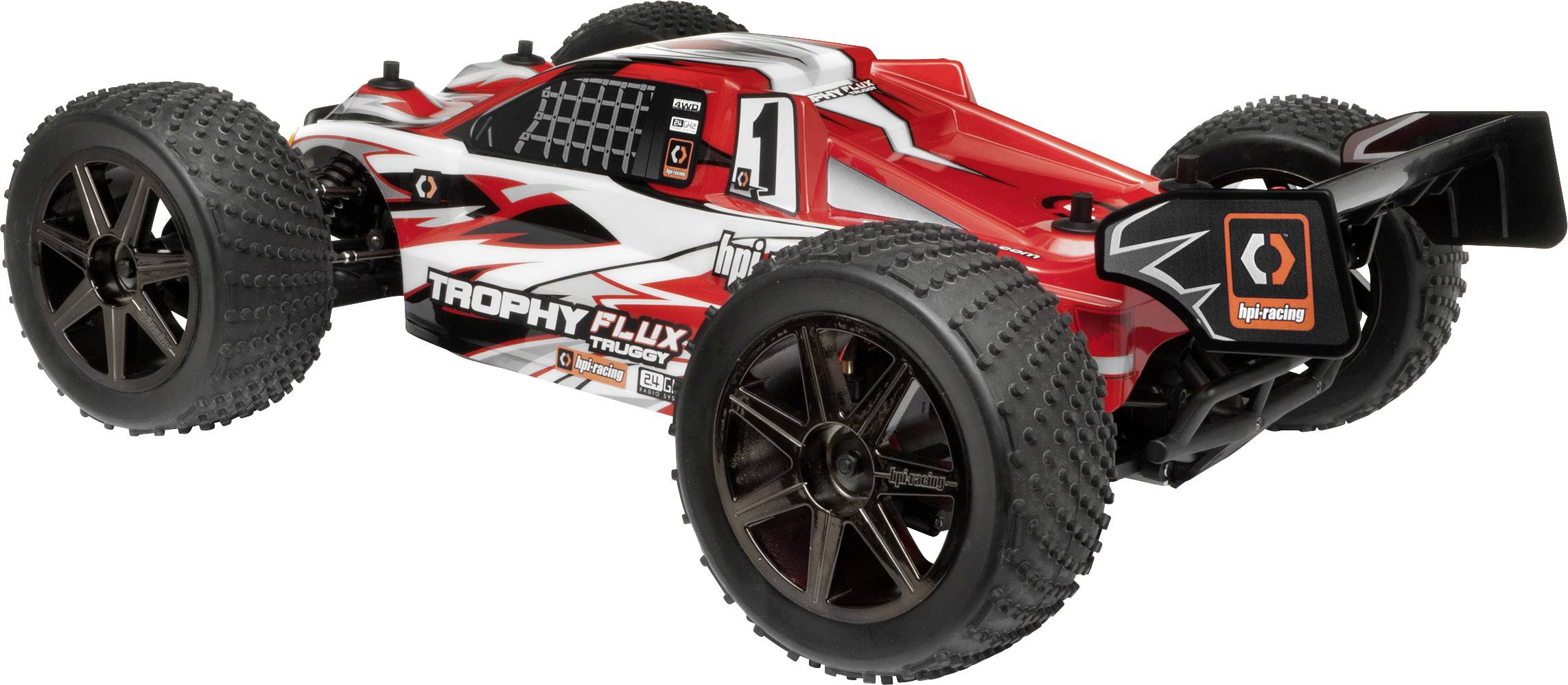 HPI Racing Trophy Flux Brushless 1:8 RC Modellauto Elektro Truggy Allradantrieb (4WD) RtR 2,4GHz