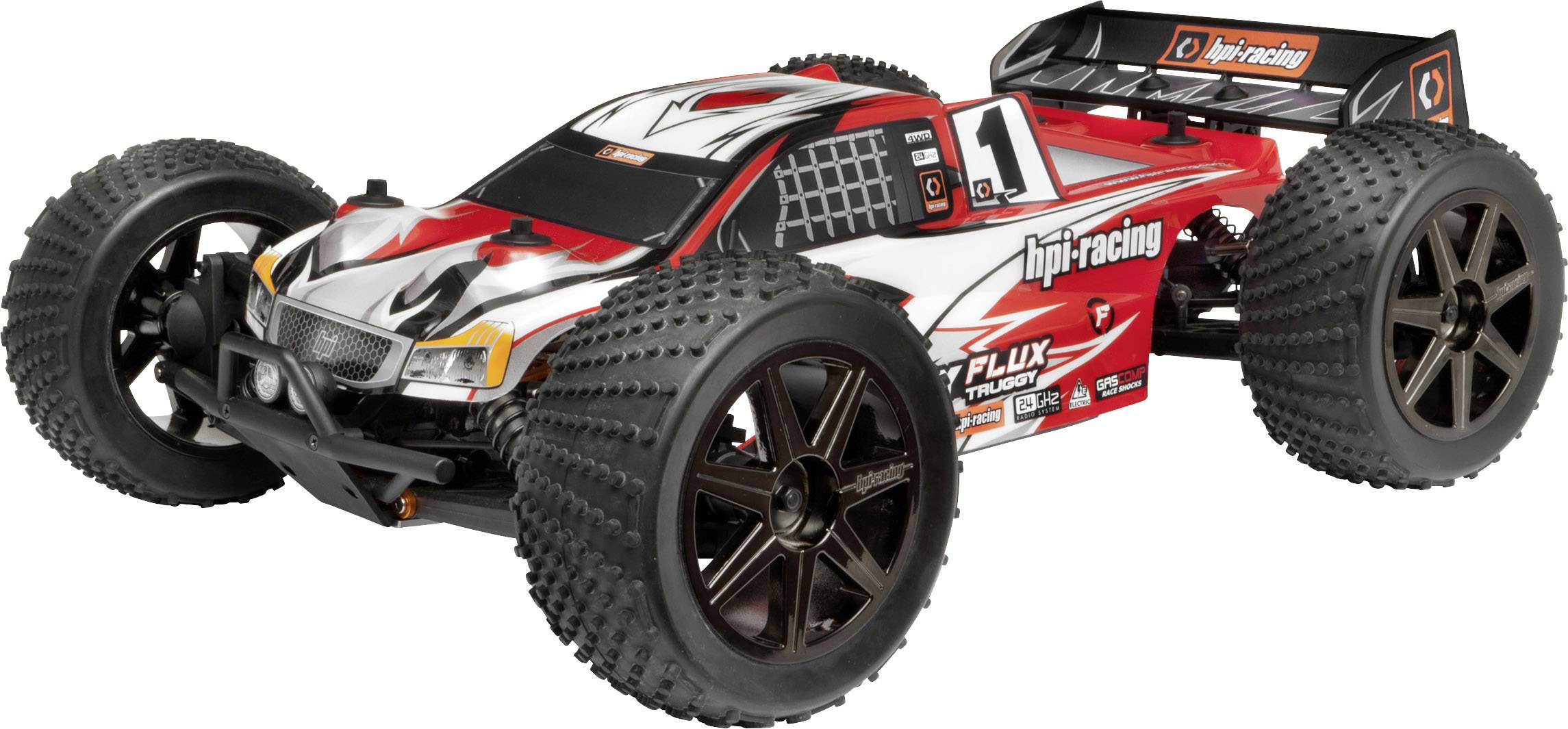 HPI Racing Trophy Flux Brushless 1:8 RC Modellauto Elektro Truggy Allradantrieb (4WD) RtR 2,4GHz