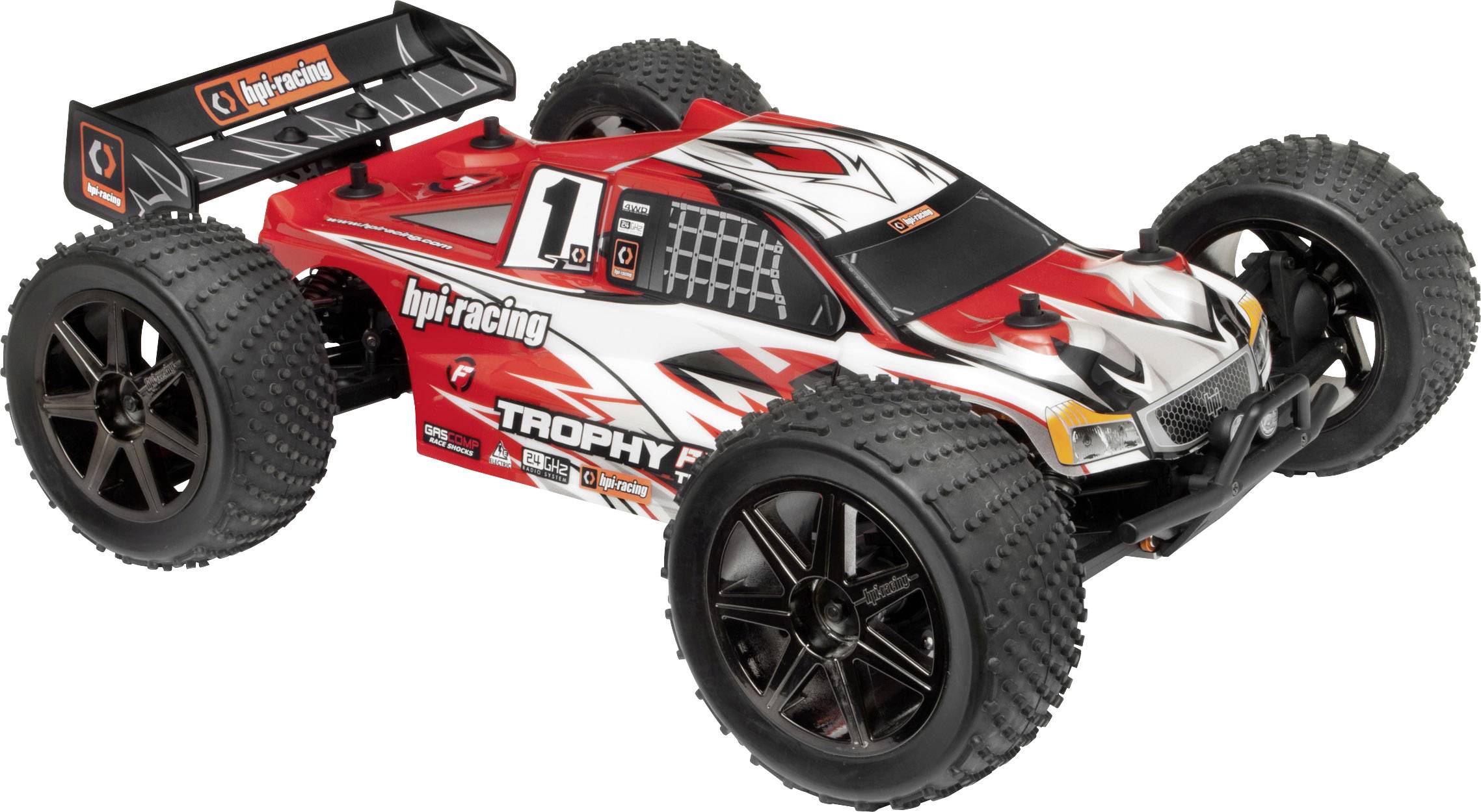 HPI Racing Trophy Flux Brushless 1:8 RC Modellauto Elektro Truggy Allradantrieb (4WD) RtR 2,4GHz