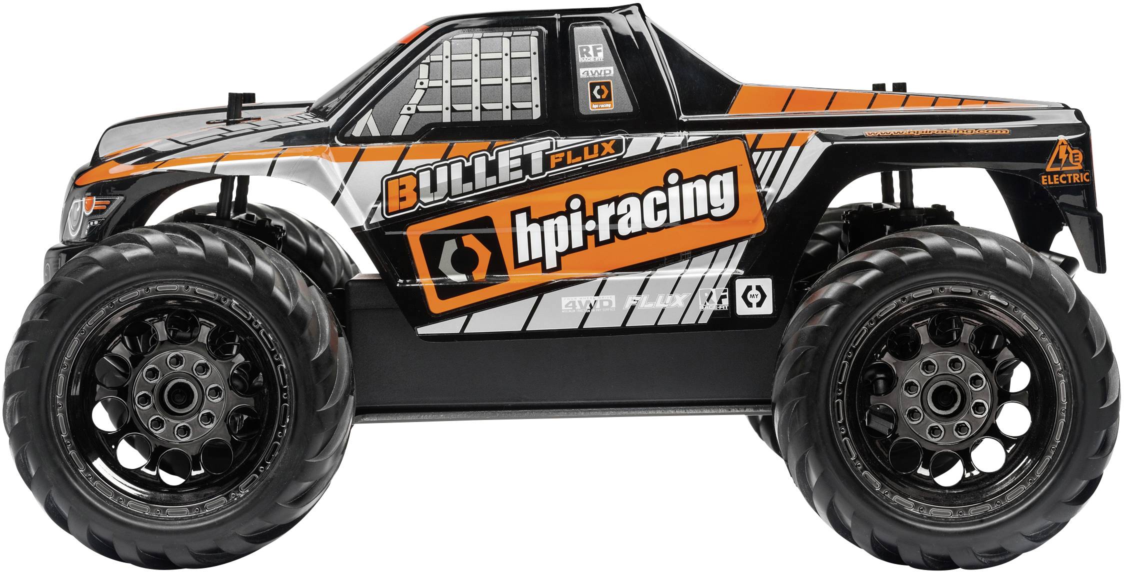 HPI Racing Bullet MT Flux Brushless 1:10 RC Modellauto Elektro Monstertruck Allradantrieb (4WD) RtR 2,4 GHz