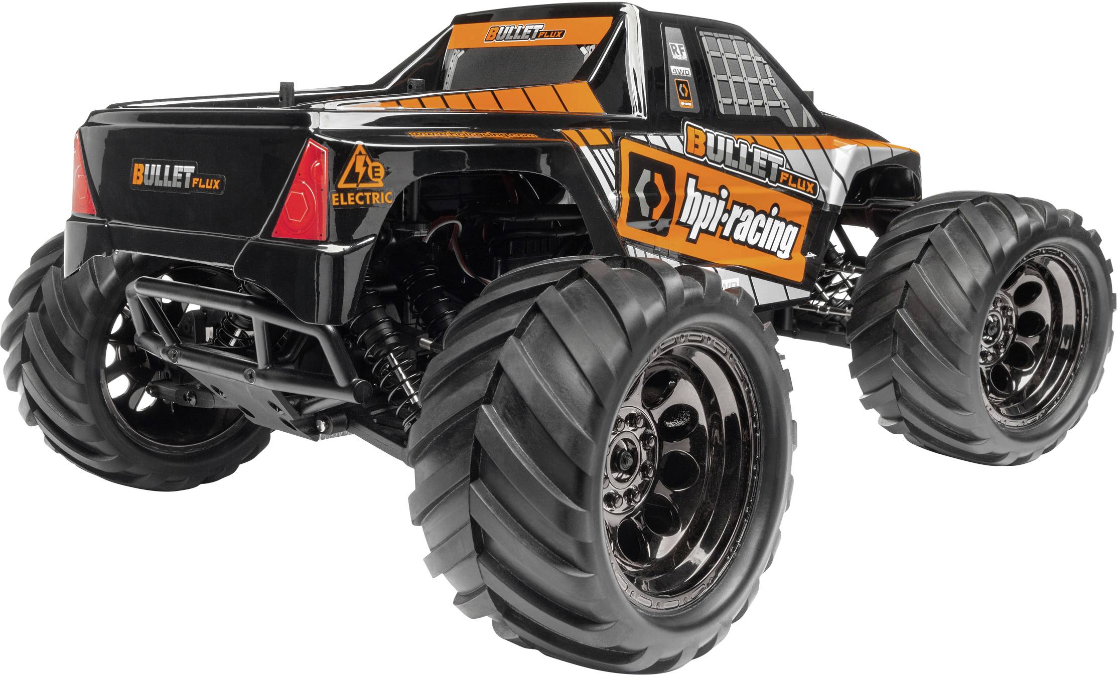 HPI Racing Bullet MT Flux Brushless 1:10 RC Modellauto Elektro Monstertruck Allradantrieb (4WD) RtR 2,4 GHz