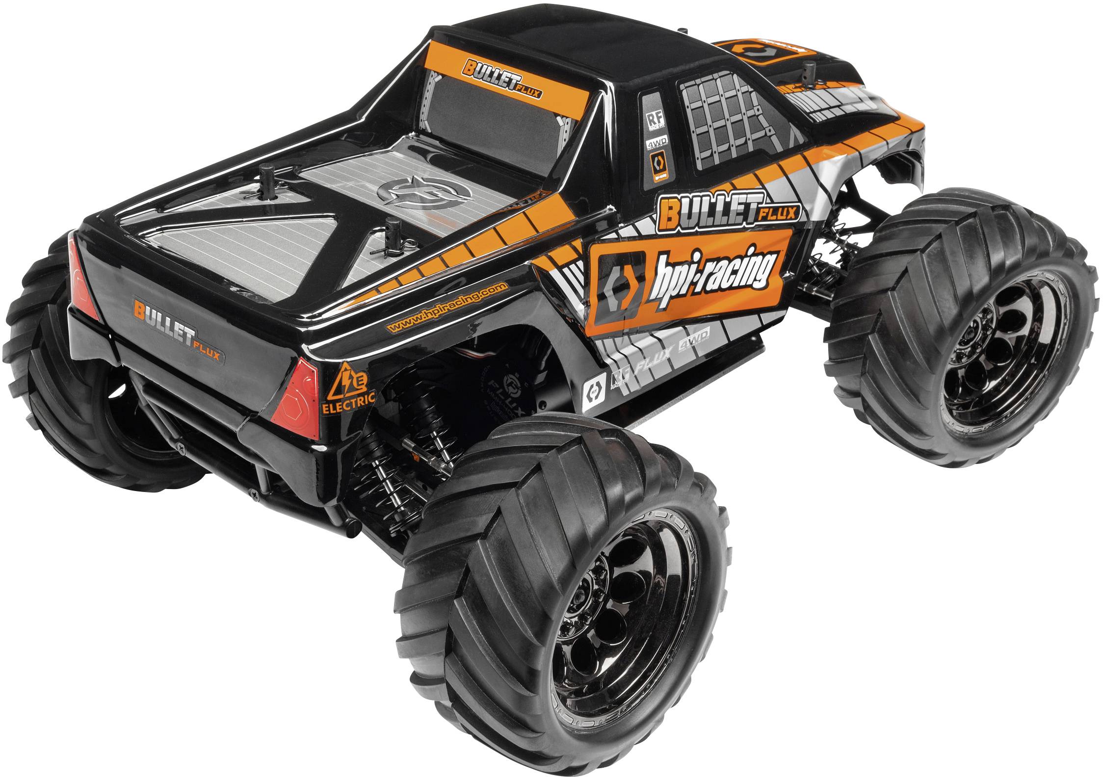 HPI Racing Bullet MT Flux Brushless 1:10 RC Modellauto Elektro Monstertruck Allradantrieb (4WD) RtR 2,4 GHz