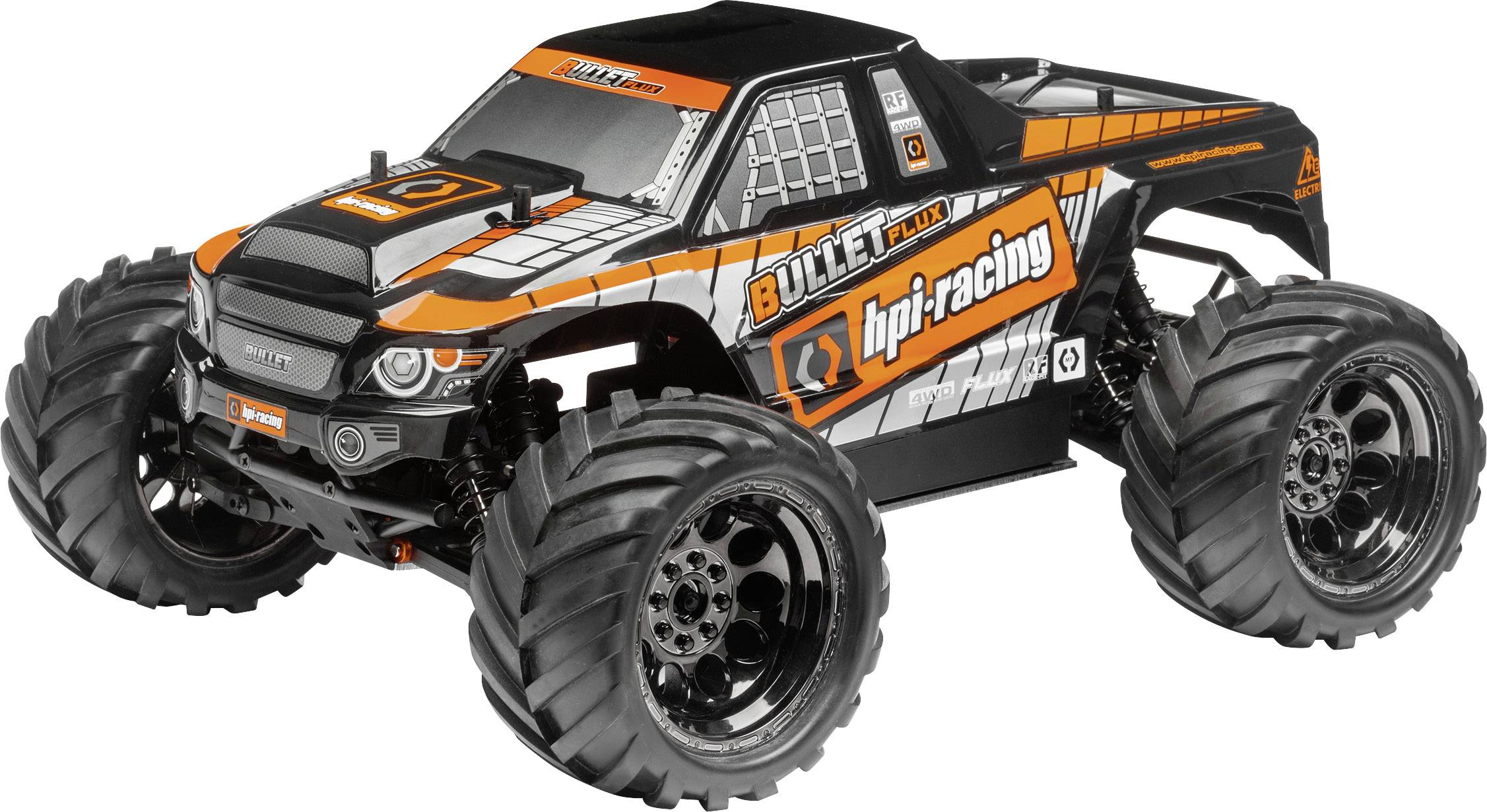 HPI Racing Bullet MT Flux Brushless 1:10 RC Modellauto Elektro Monstertruck Allradantrieb (4WD) RtR 2,4 GHz