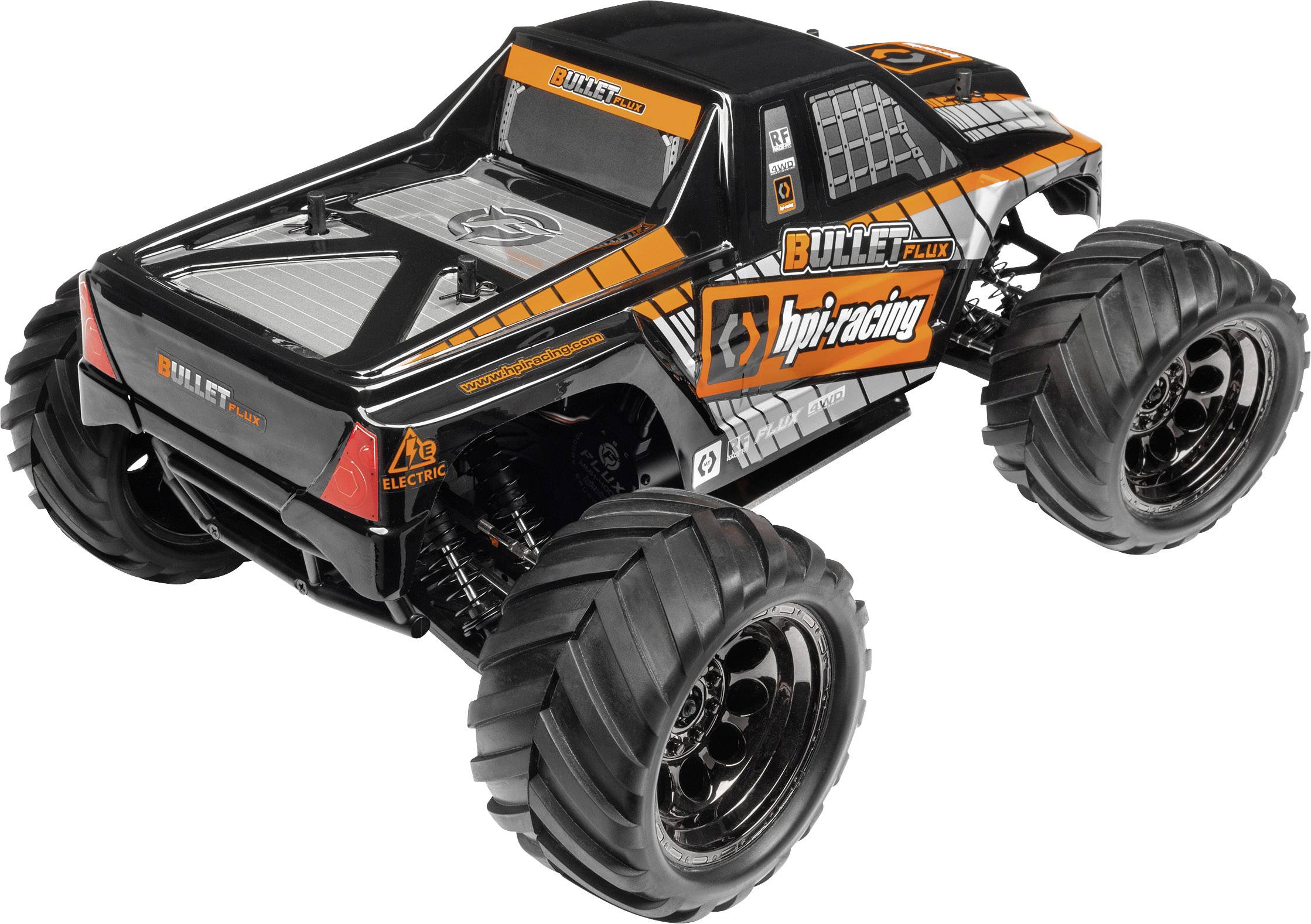 HPI Racing Bullet MT Flux Brushless 1:10 RC Modellauto Elektro Monstertruck Allradantrieb (4WD) RtR 2,4 GHz