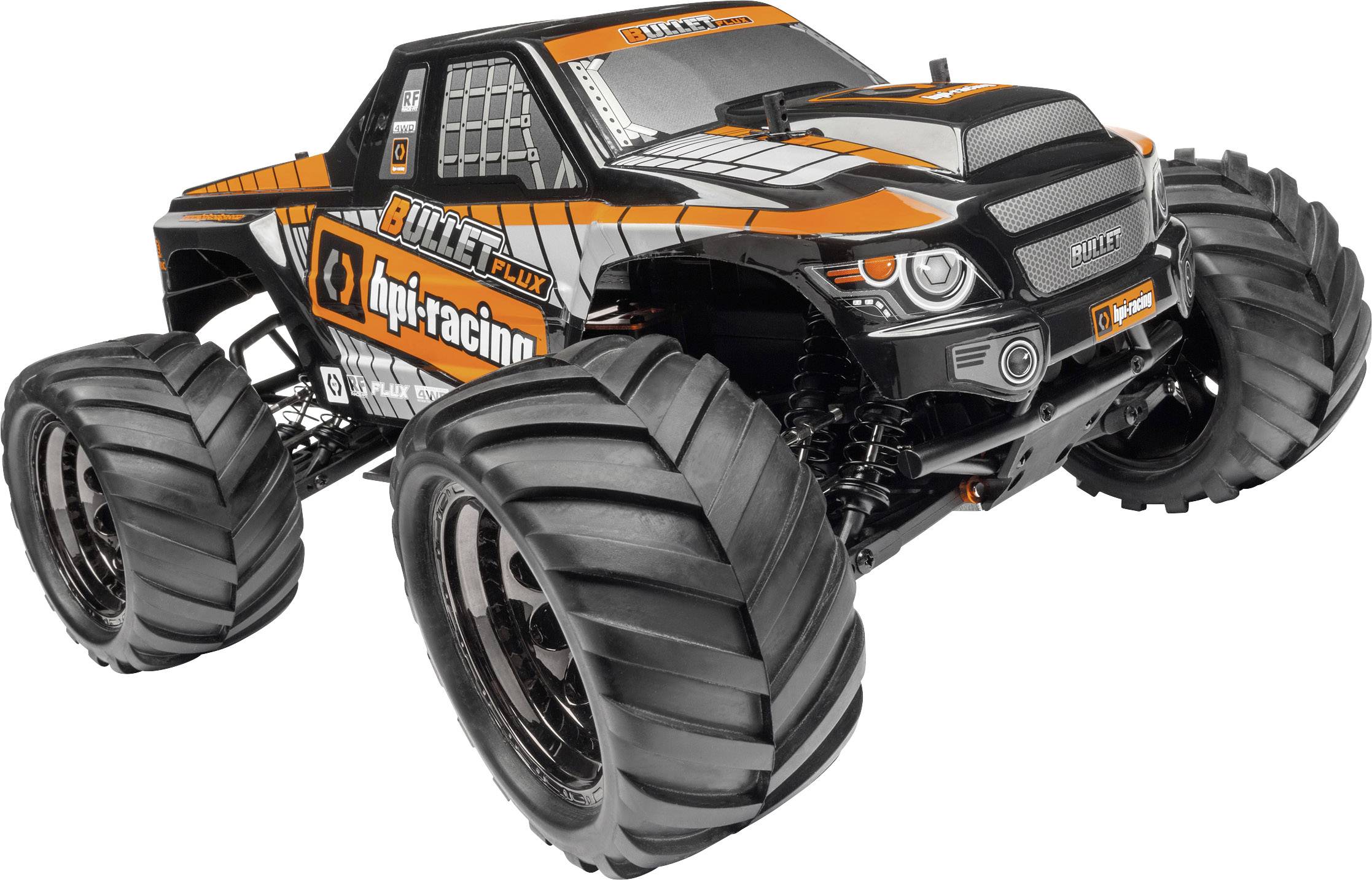 HPI Racing Bullet MT Flux Brushless 1:10 RC Modellauto Elektro Monstertruck Allradantrieb (4WD) RtR 2,4 GHz