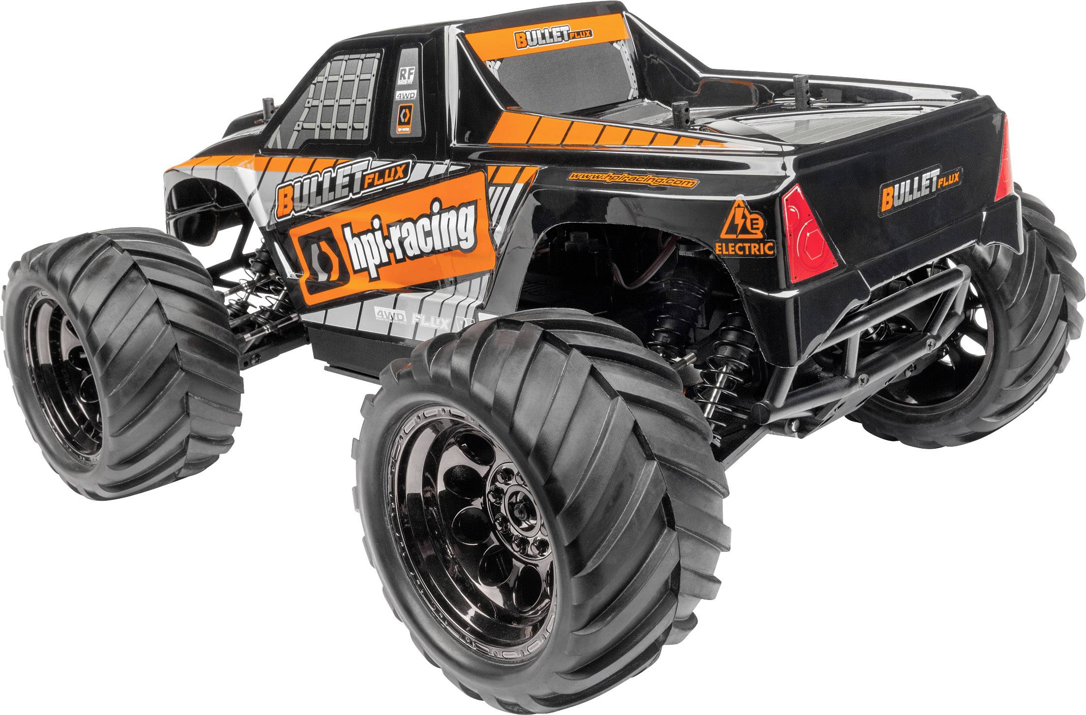 HPI Racing Bullet MT Flux Brushless 1:10 RC Modellauto Elektro Monstertruck Allradantrieb (4WD) RtR 2,4 GHz