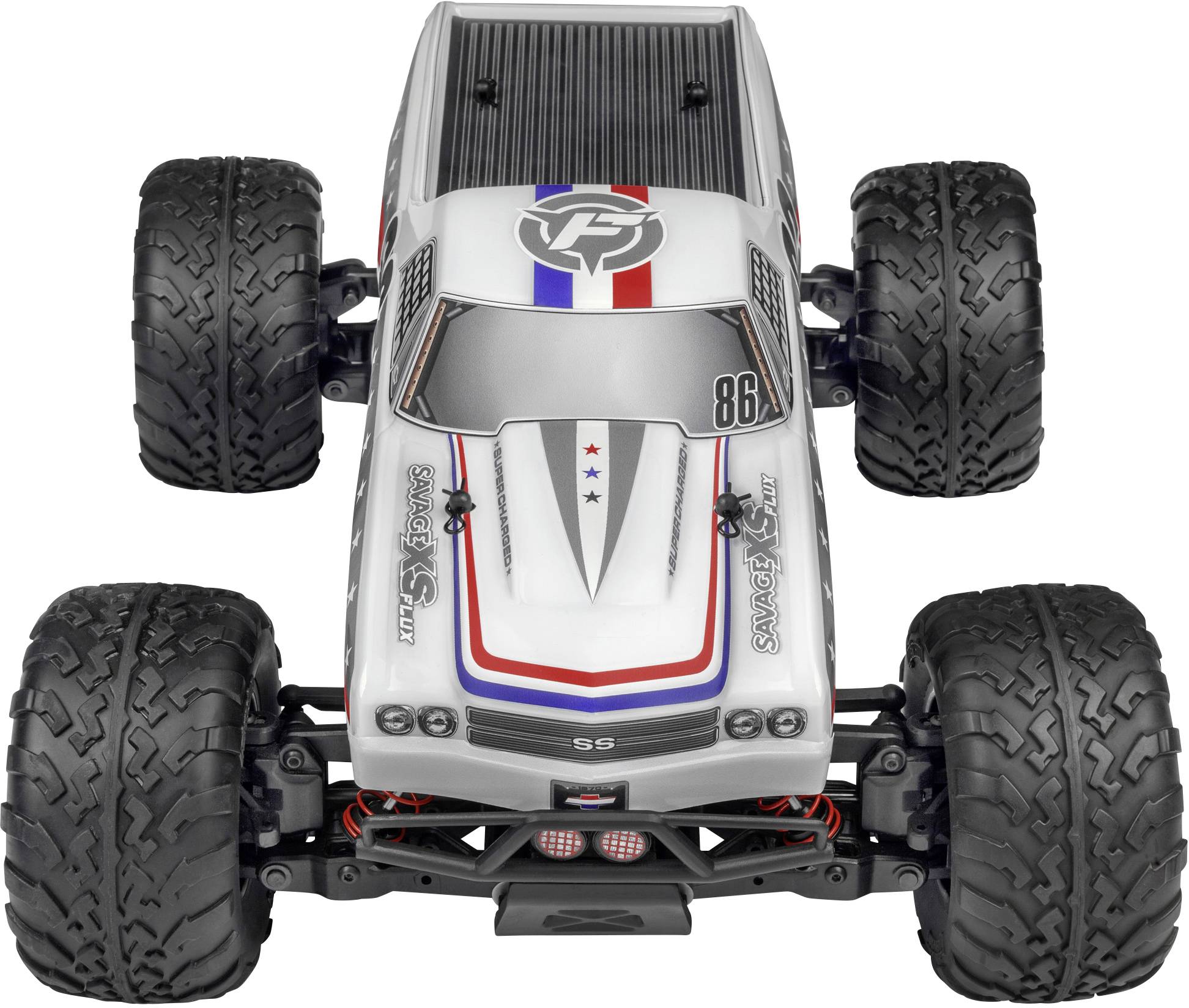 HPI Racing Savage XS Flux Chevrolet EL Camino Brushless 1:12 RC Modellauto Elektro Monstertruck Allradantrieb (4WD) RtR 2,4GHz