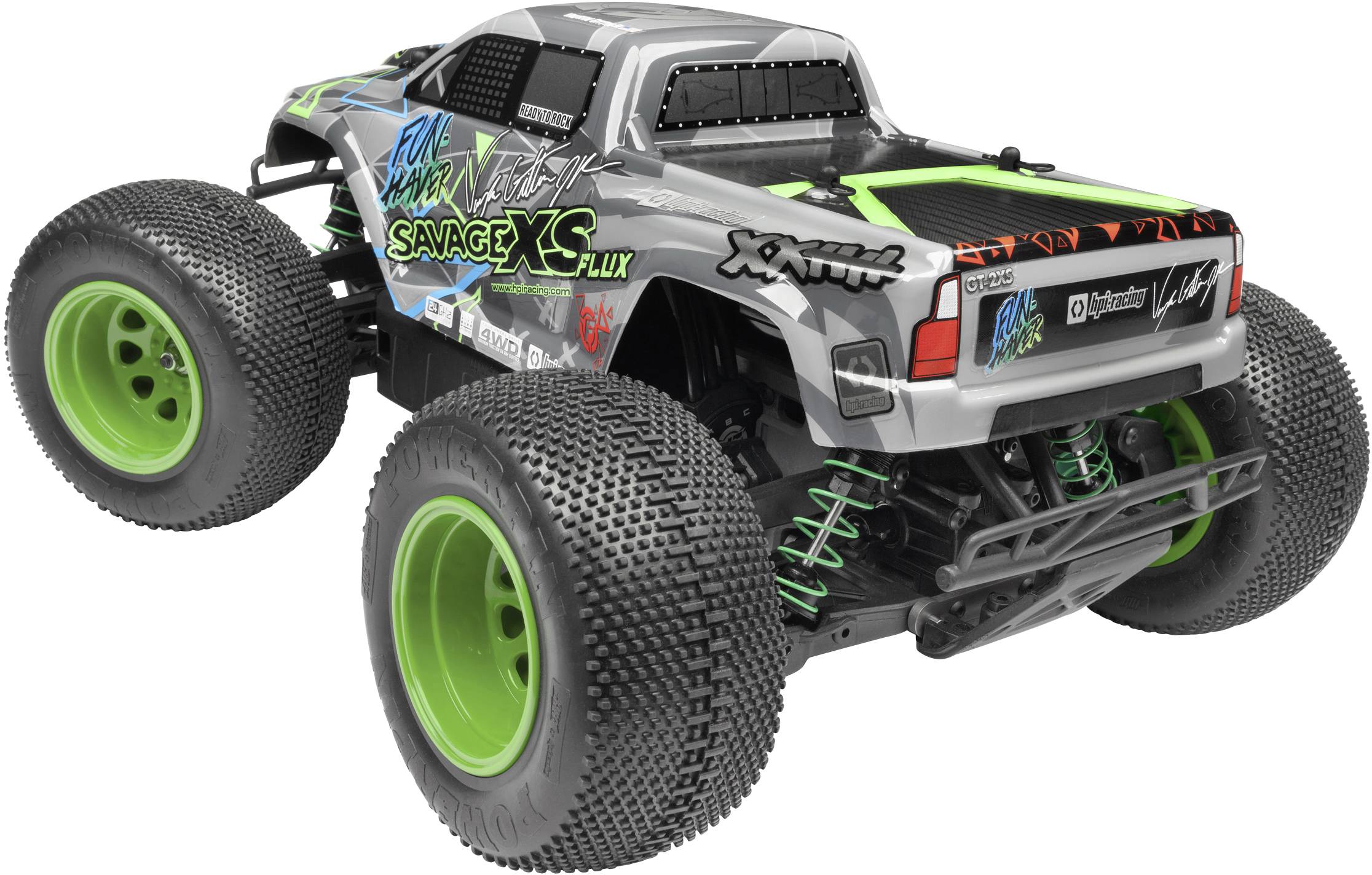 HPI Racing Savage XS Flux Vaughan Gittin Jr. Brushless RC Modellauto Elektro Monstertruck Allradantrieb (4WD) RtR 2,4GHz