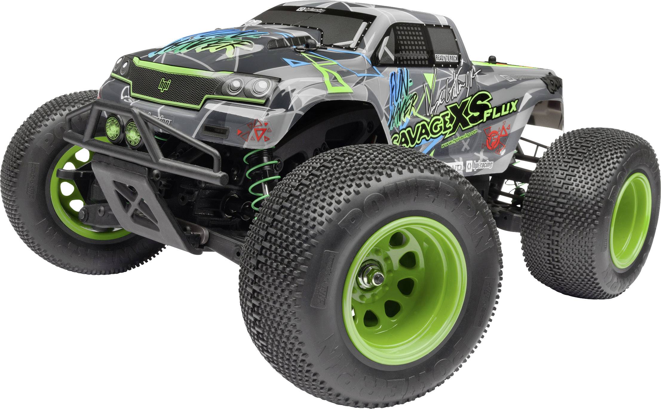 HPI Racing Savage XS Flux Vaughan Gittin Jr. Brushless RC Modellauto Elektro Monstertruck Allradantrieb (4WD) RtR 2,4GHz