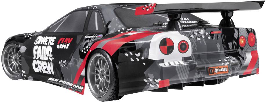 HPI Racing E10 Drift Nissan Skyline R34 GT-R Brushed 1:10 RC Modellauto Elektro Straßenmodell Allradantrieb (4WD) 100% RtR 2,4GHz