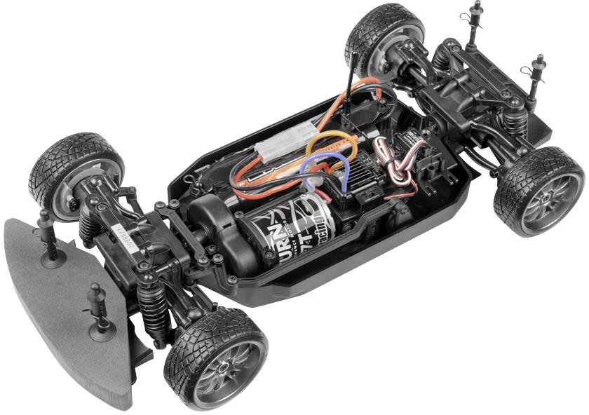 HPI Racing E10 Drift Nissan Skyline R34 GT-R Brushed 1:10 RC Modellauto Elektro Straßenmodell Allradantrieb (4WD) 100% RtR 2,4GHz