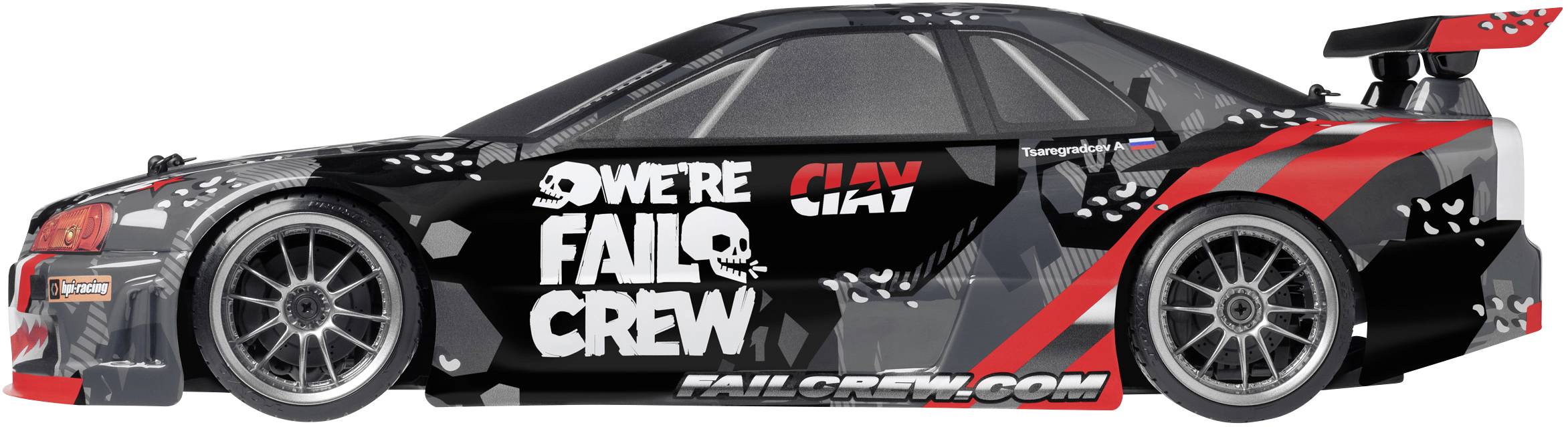 HPI Racing E10 Drift Nissan Skyline R34 GT-R Brushed 1:10 RC Modellauto Elektro Straßenmodell Allradantrieb (4WD) 100% RtR 2,4GHz