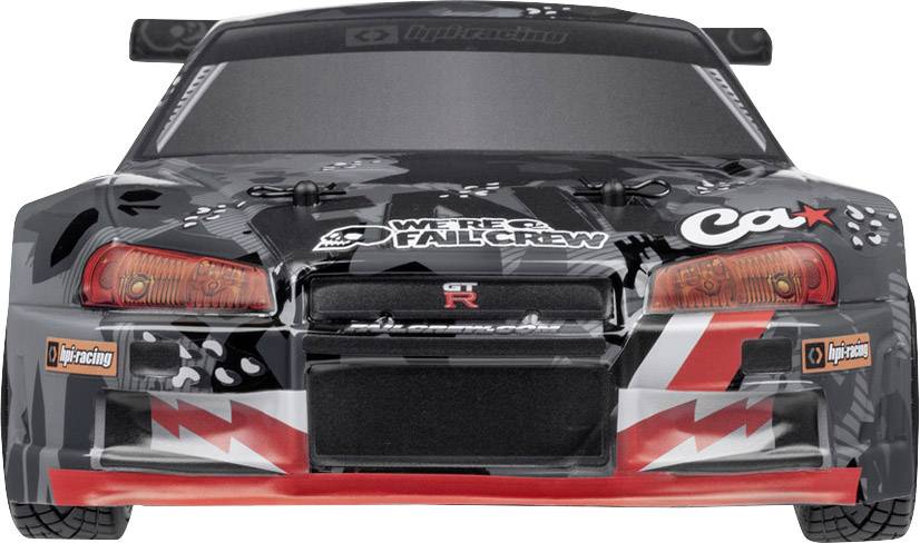 HPI Racing E10 Drift Nissan Skyline R34 GT-R Brushed 1:10 RC Modellauto Elektro Straßenmodell Allradantrieb (4WD) 100% RtR 2,4GHz