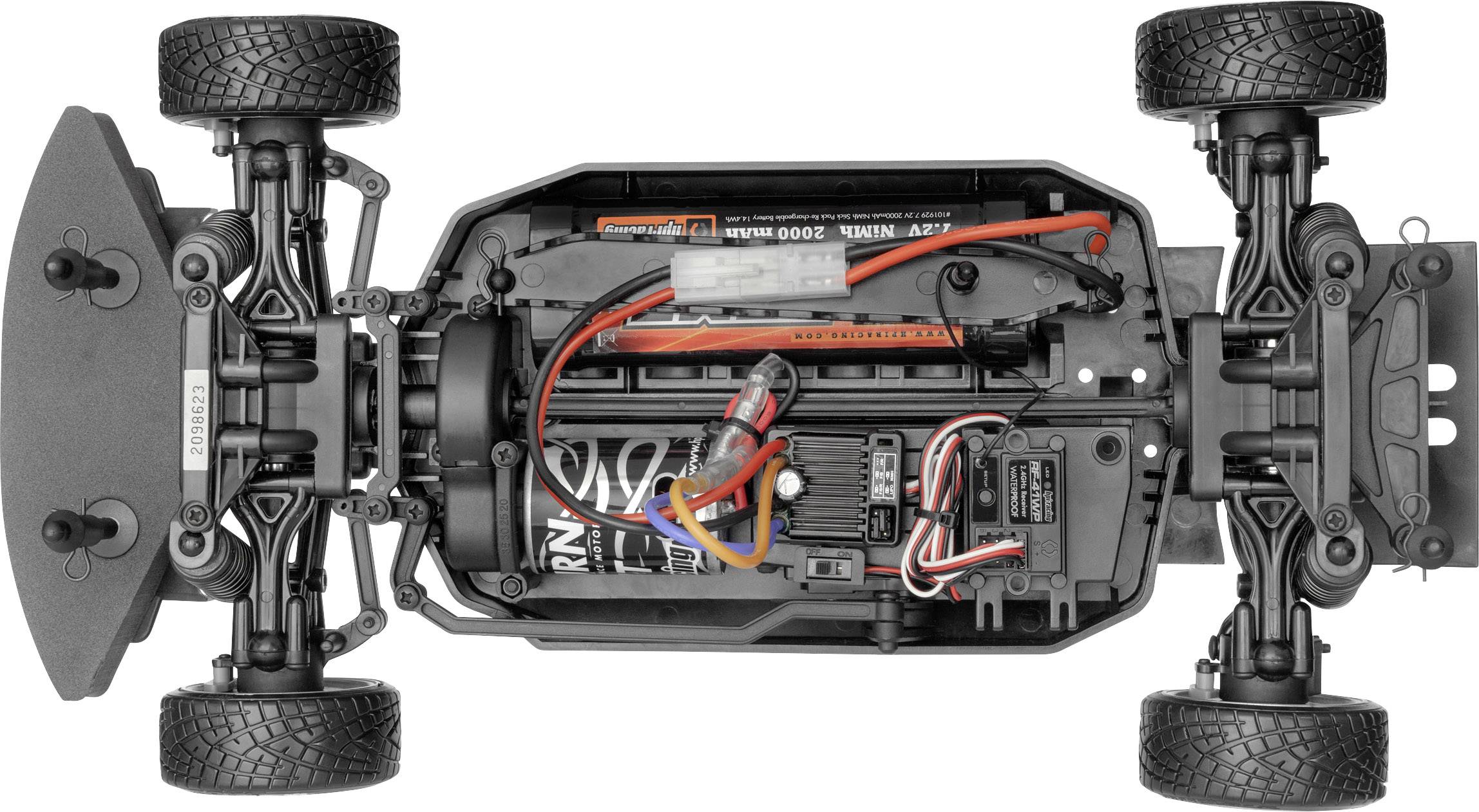 HPI Racing E10 Drift Nissan Skyline R34 GT-R Brushed 1:10 RC Modellauto Elektro Straßenmodell Allradantrieb (4WD) 100% RtR 2,4GHz