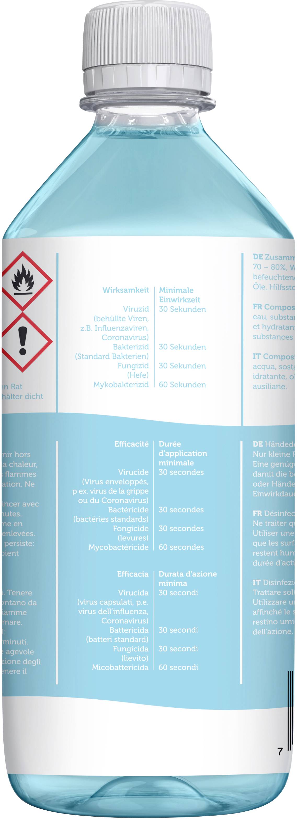 Swiss Premium Cosmetics DES500 Desinfektionsgel 500ml