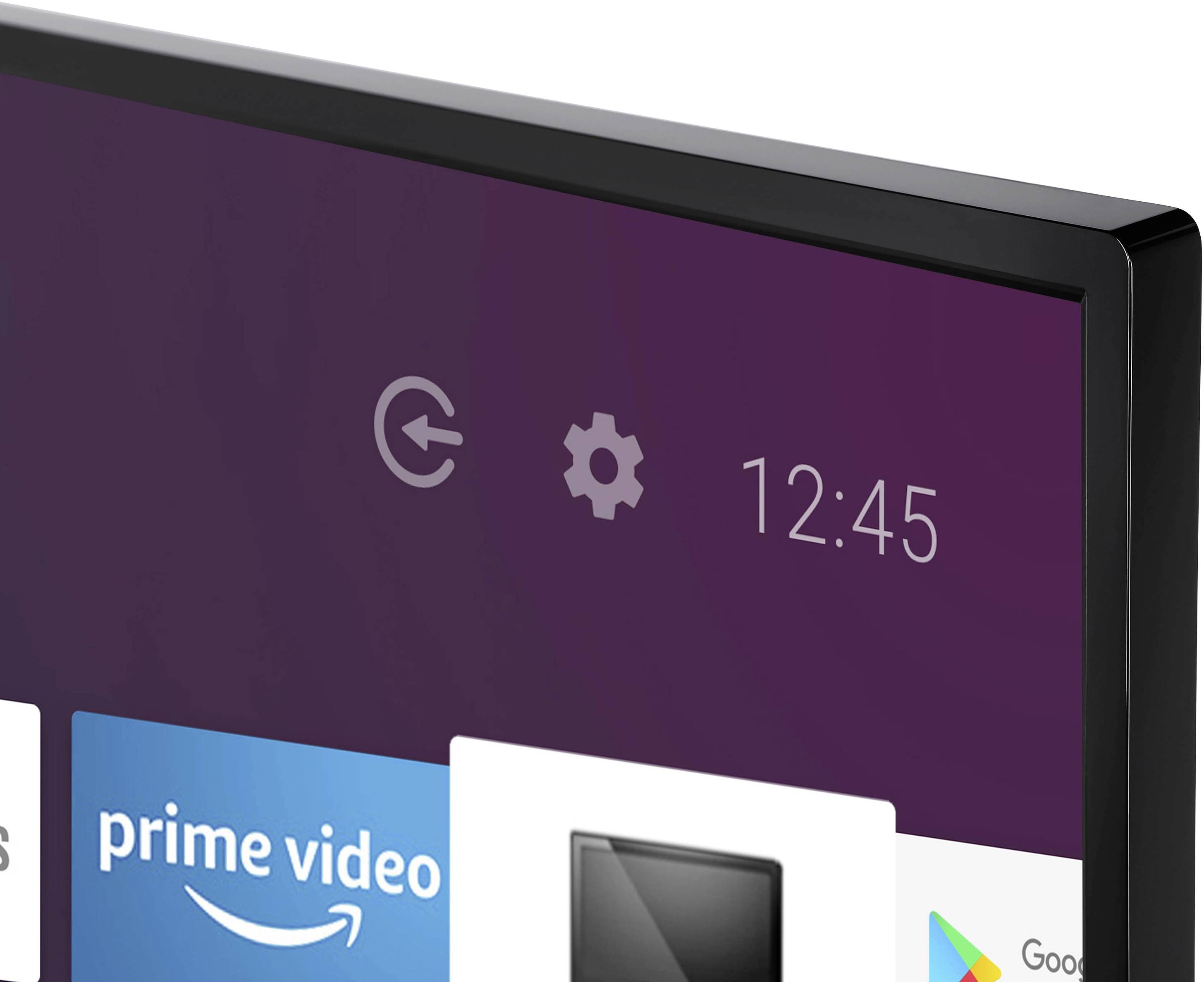 Toshiba 43UA3A63DG LED-TV 108cm 43 Zoll EEK G (A - G) DVB-T2, DVB-C, DVB-S, UHD, Smart TV, WLAN, CI+ Schwarz, Silber