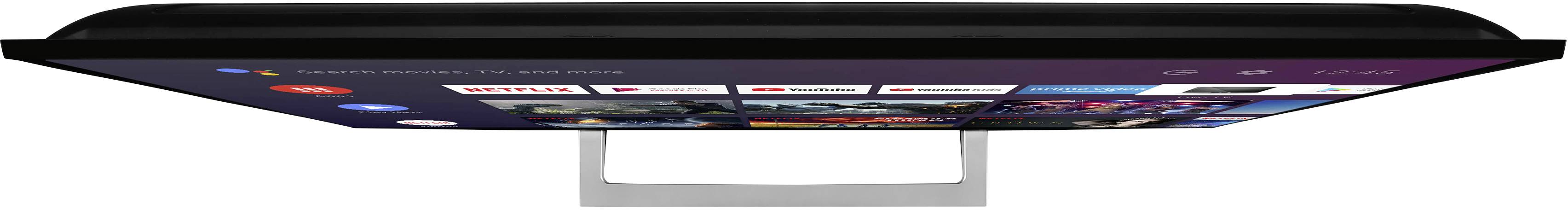 Toshiba 43UA3A63DG LED-TV 108cm 43 Zoll EEK G (A - G) DVB-T2, DVB-C, DVB-S, UHD, Smart TV, WLAN, CI+ Schwarz, Silber