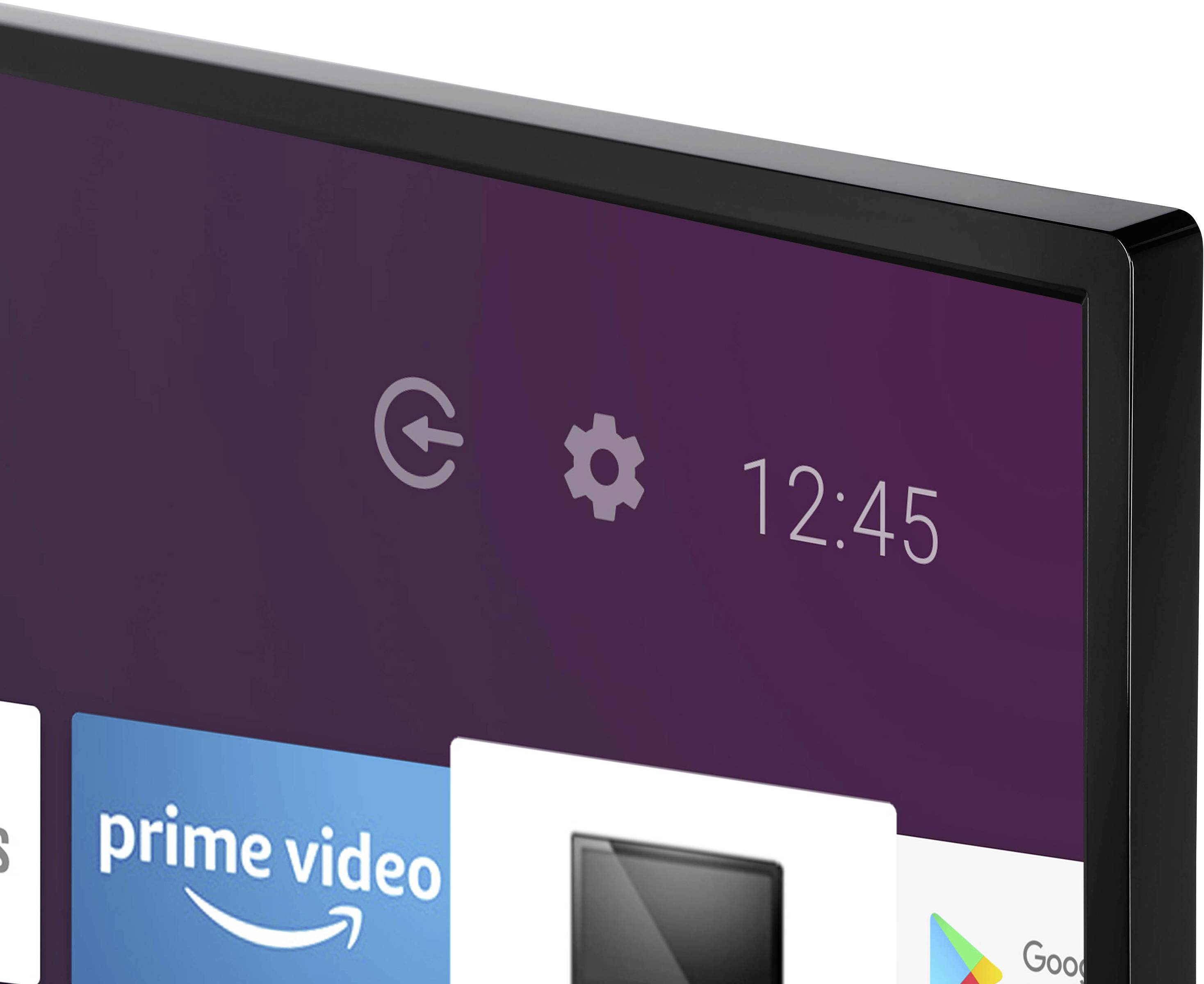 Toshiba 55UA3A63DG LED-TV 139 cm 55 Zoll EEK G (A - G) DVB-T2, DVB-C, DVB-S, UHD, Smart TV, WLAN, CI+ Schwarz, Silber