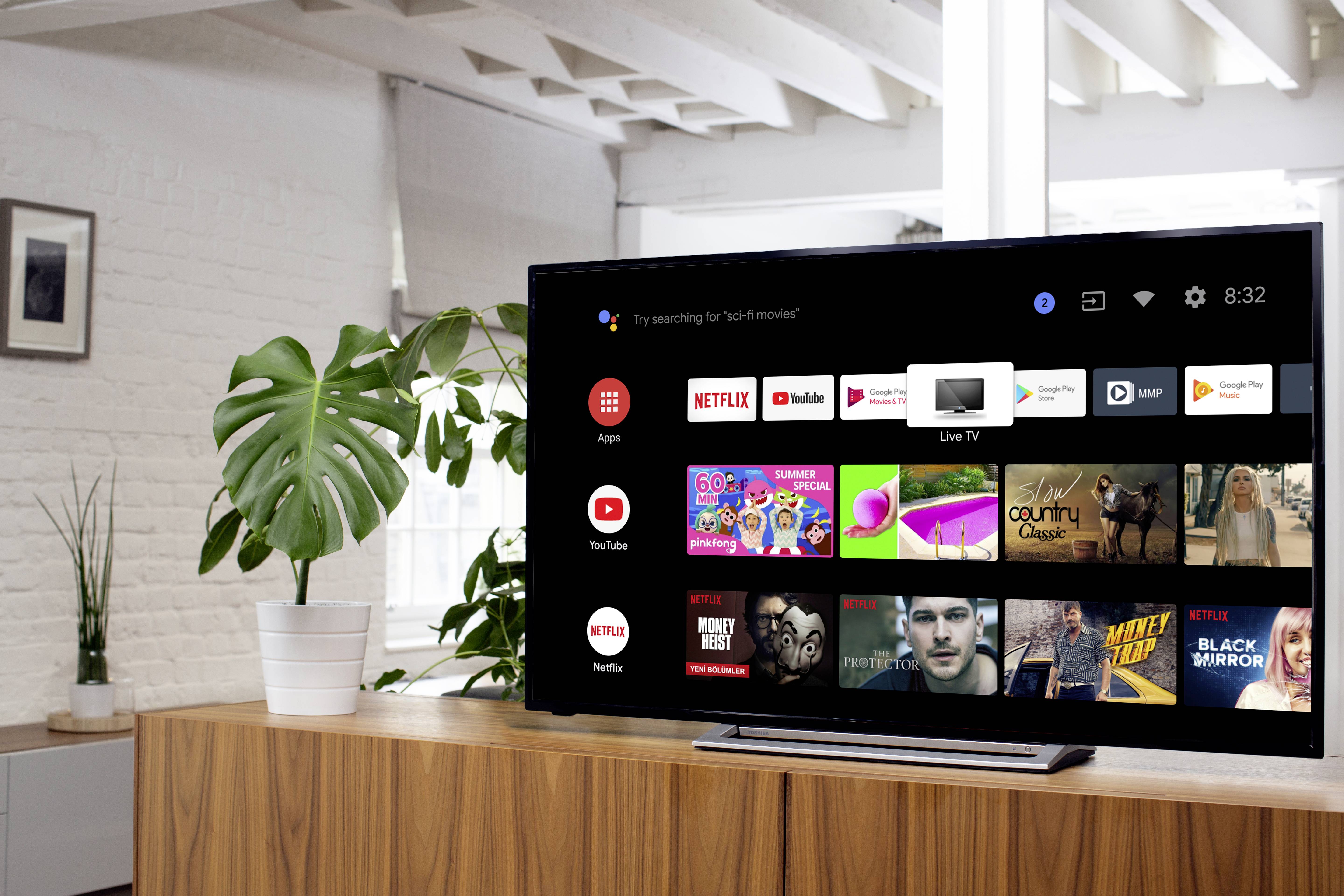 Toshiba 55UA3A63DG LED-TV 139 cm 55 Zoll EEK G (A - G) DVB-T2, DVB-C, DVB-S, UHD, Smart TV, WLAN, CI+ Schwarz, Silber