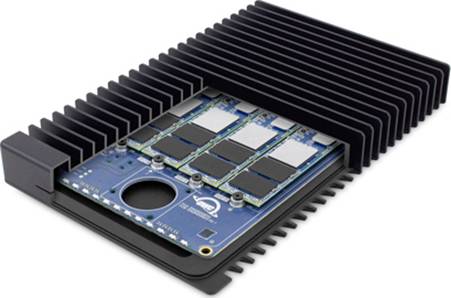 OWC ThunderBlade 8 TB Externe SSD Thunderbolt 3 Schwarz OWCTB3TBV4T08